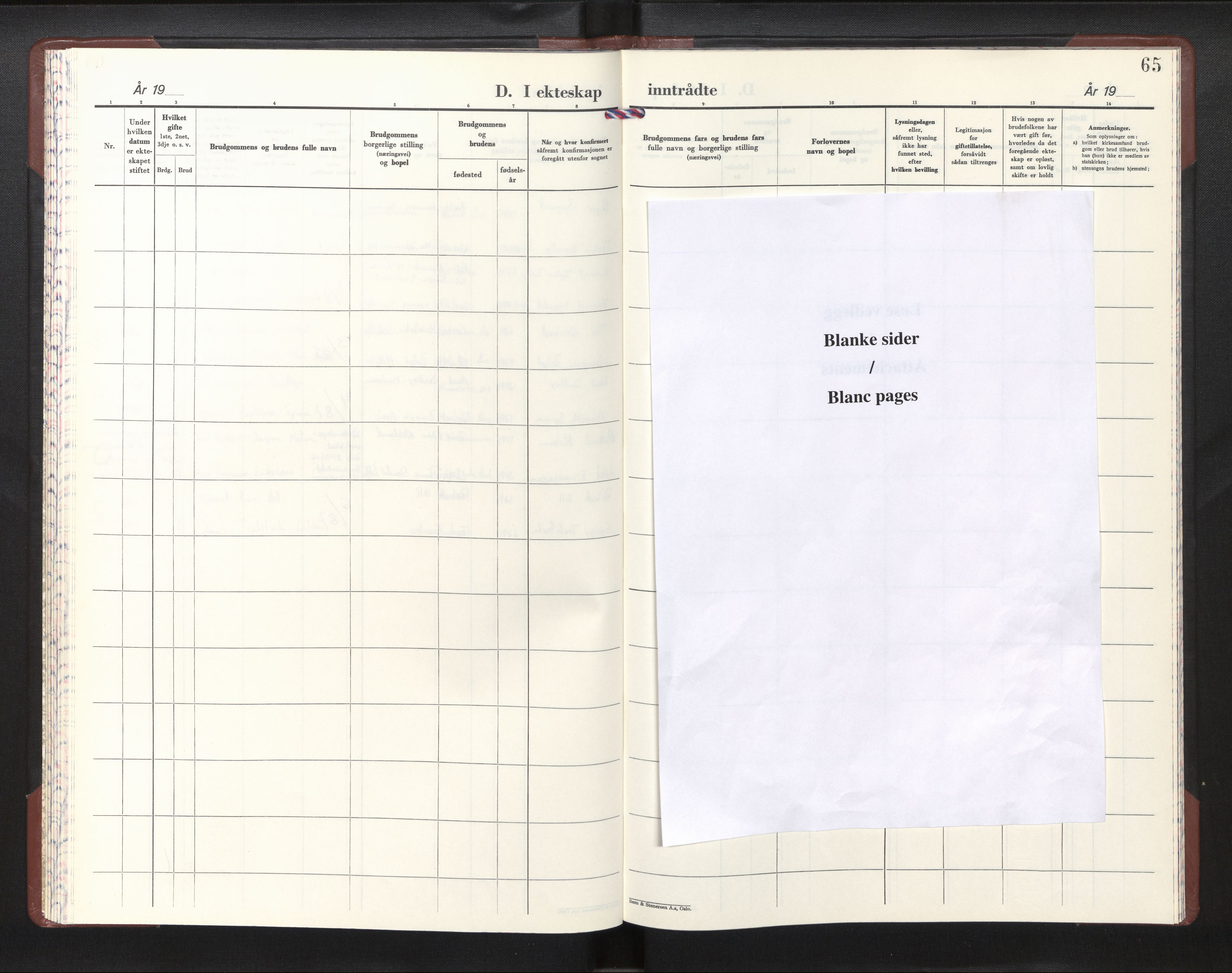 Den norske sjømannsmisjon i utlandet/Montreal-Halifax, SAB/SAB/PA-0116/H/Ha/L0003: Parish register (official) no. A 3, 1972-1987, p. 64b-65a