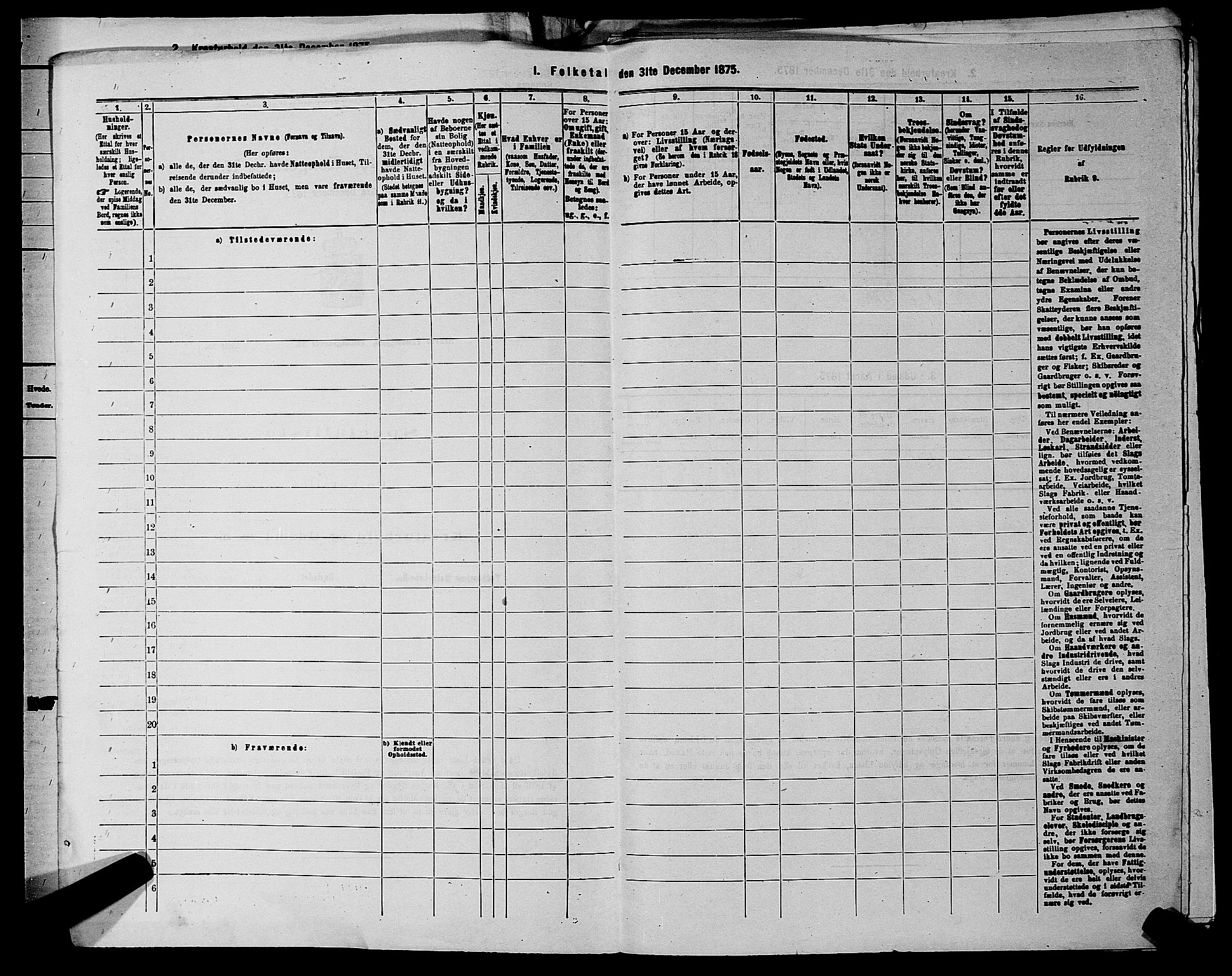 RA, 1875 census for 0220P Asker, 1875, p. 1029