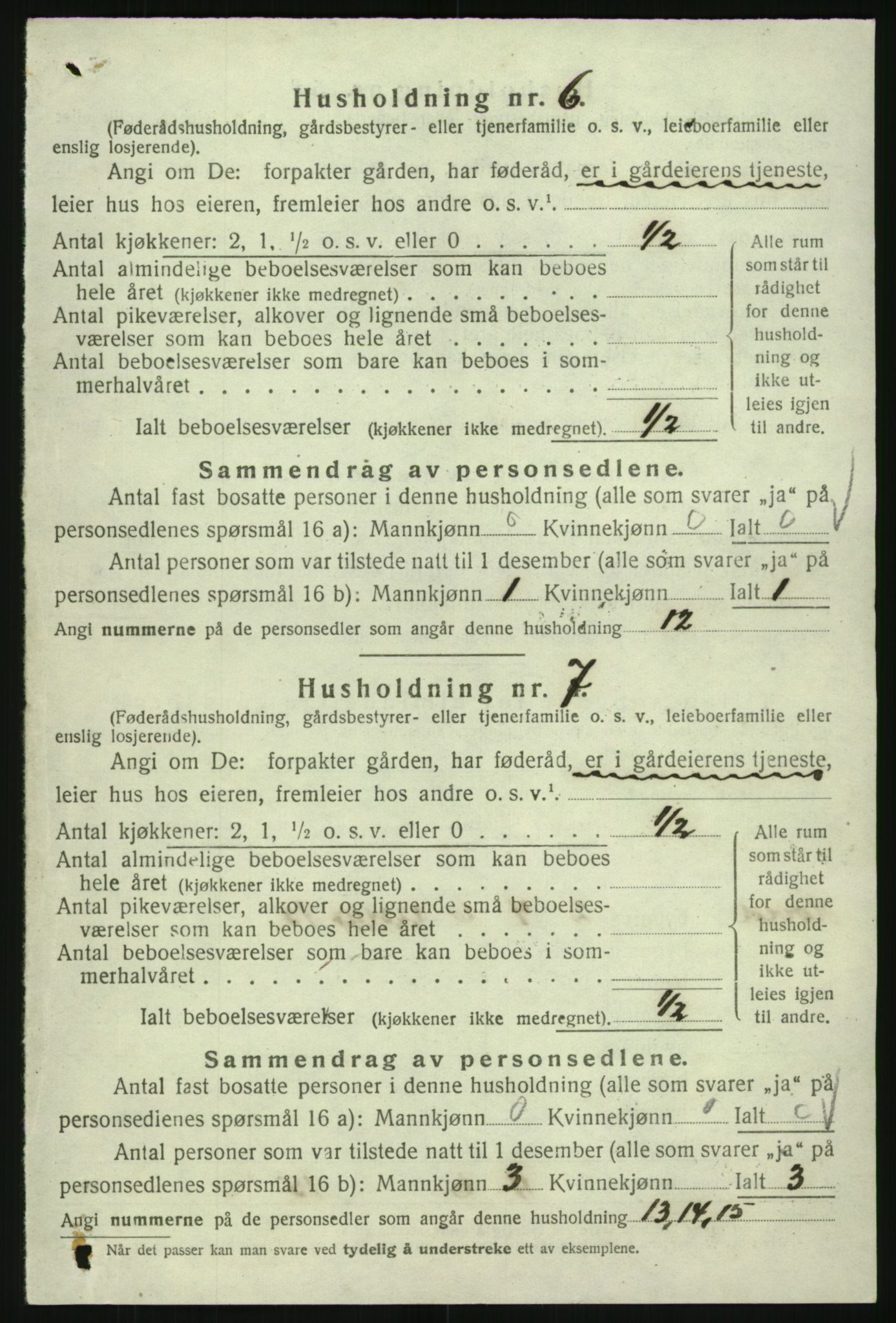 SAK, 1920 census for Froland, 1920, p. 832