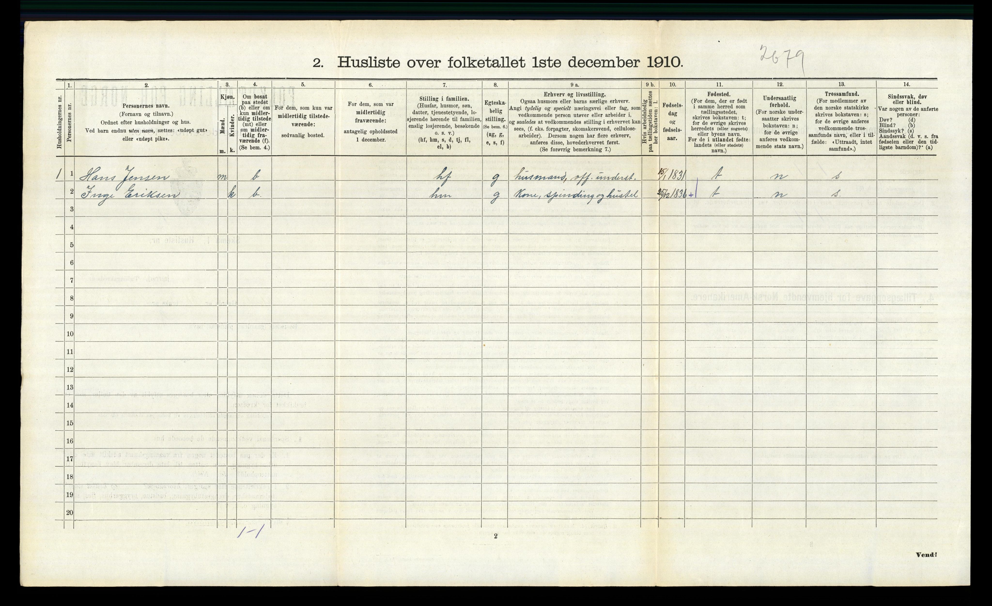 RA, 1910 census for Romedal, 1910, p. 1666