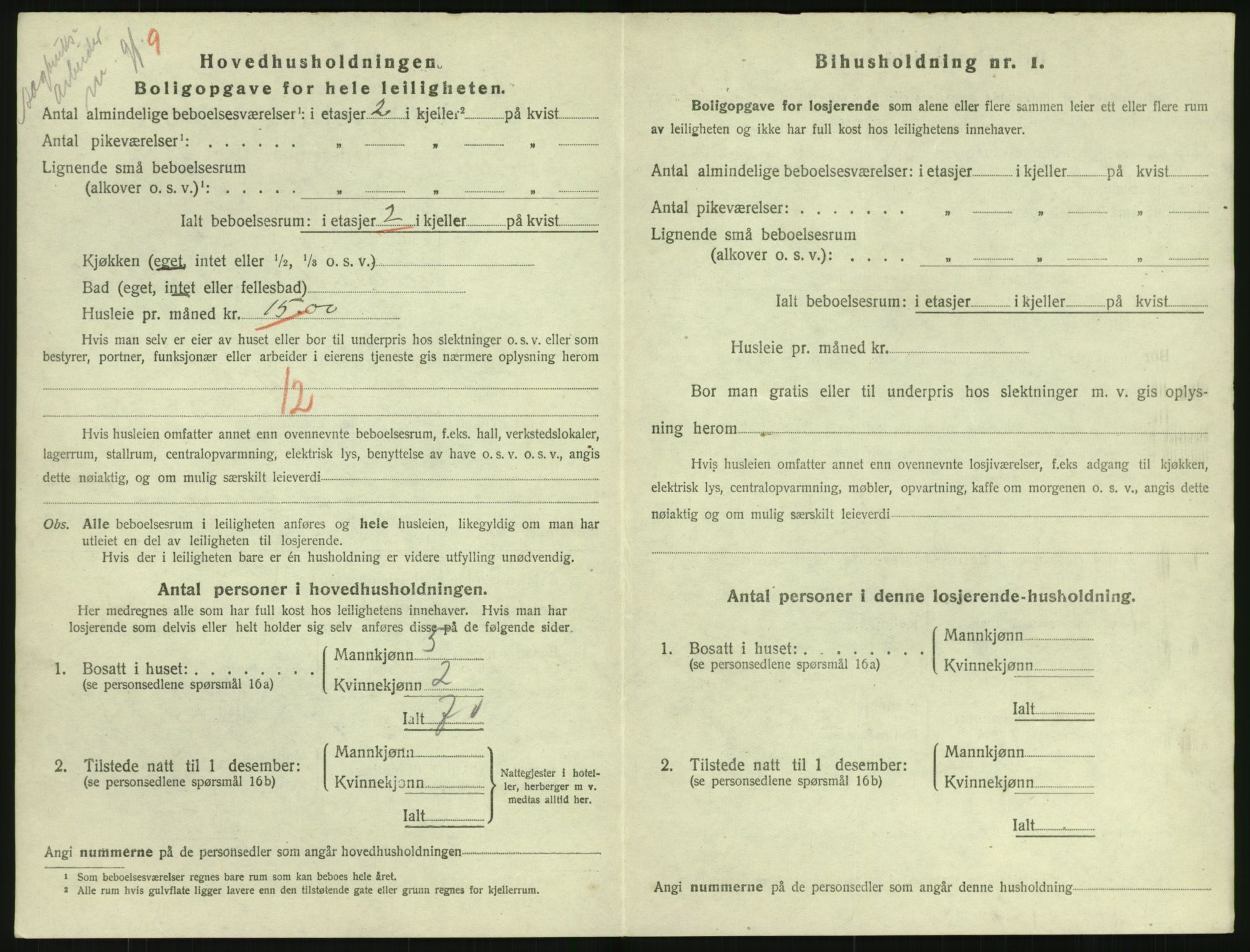 SAK, 1920 census for Lillesand, 1920, p. 880