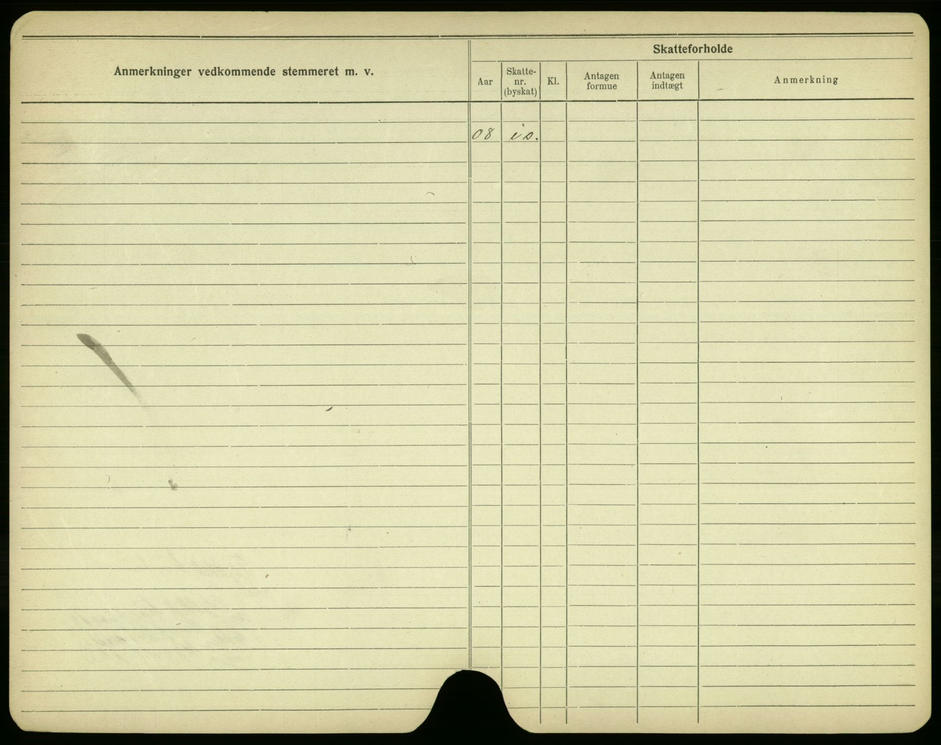 Oslo folkeregister, Registerkort, AV/SAO-A-11715/F/Fa/Fac/L0002: Menn, 1906-1914, p. 281b