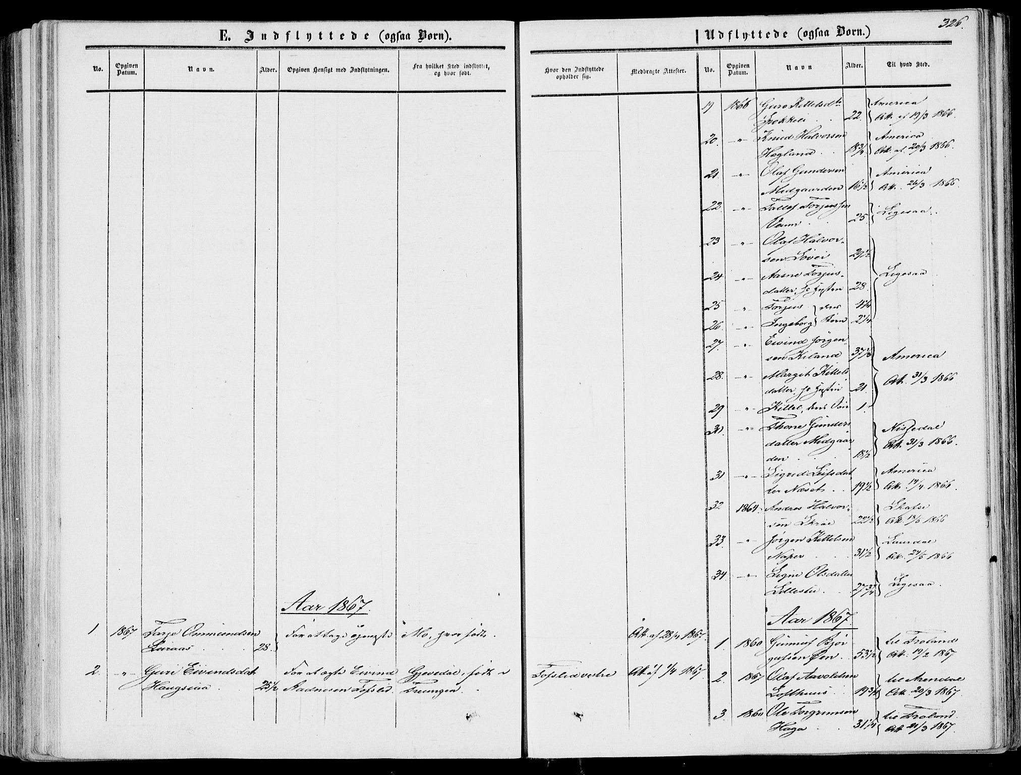 Fyresdal kirkebøker, AV/SAKO-A-263/F/Fa/L0005: Parish register (official) no. I 5, 1855-1871, p. 326