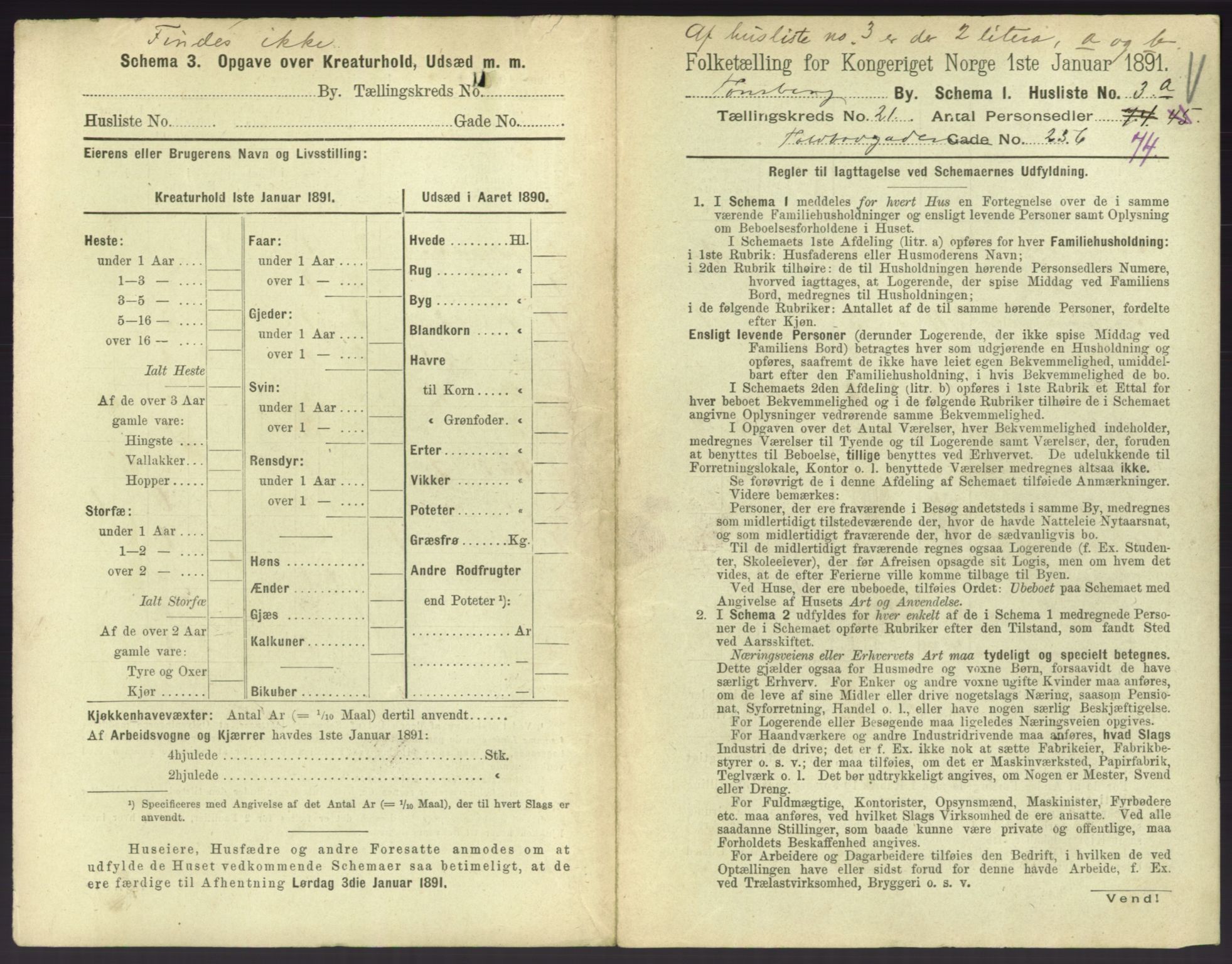 RA, 1891 census for 0705 Tønsberg, 1891, p. 708