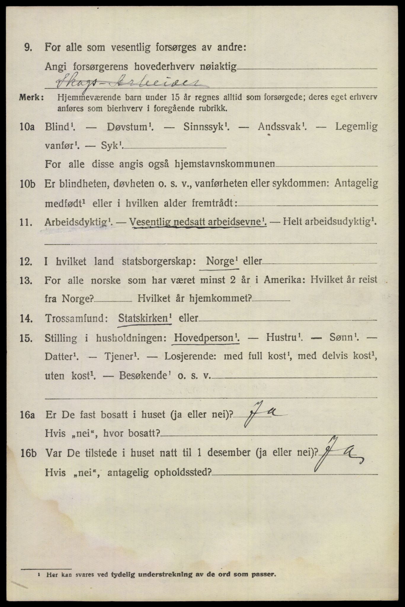 SAKO, 1920 census for Flå, 1920, p. 3566