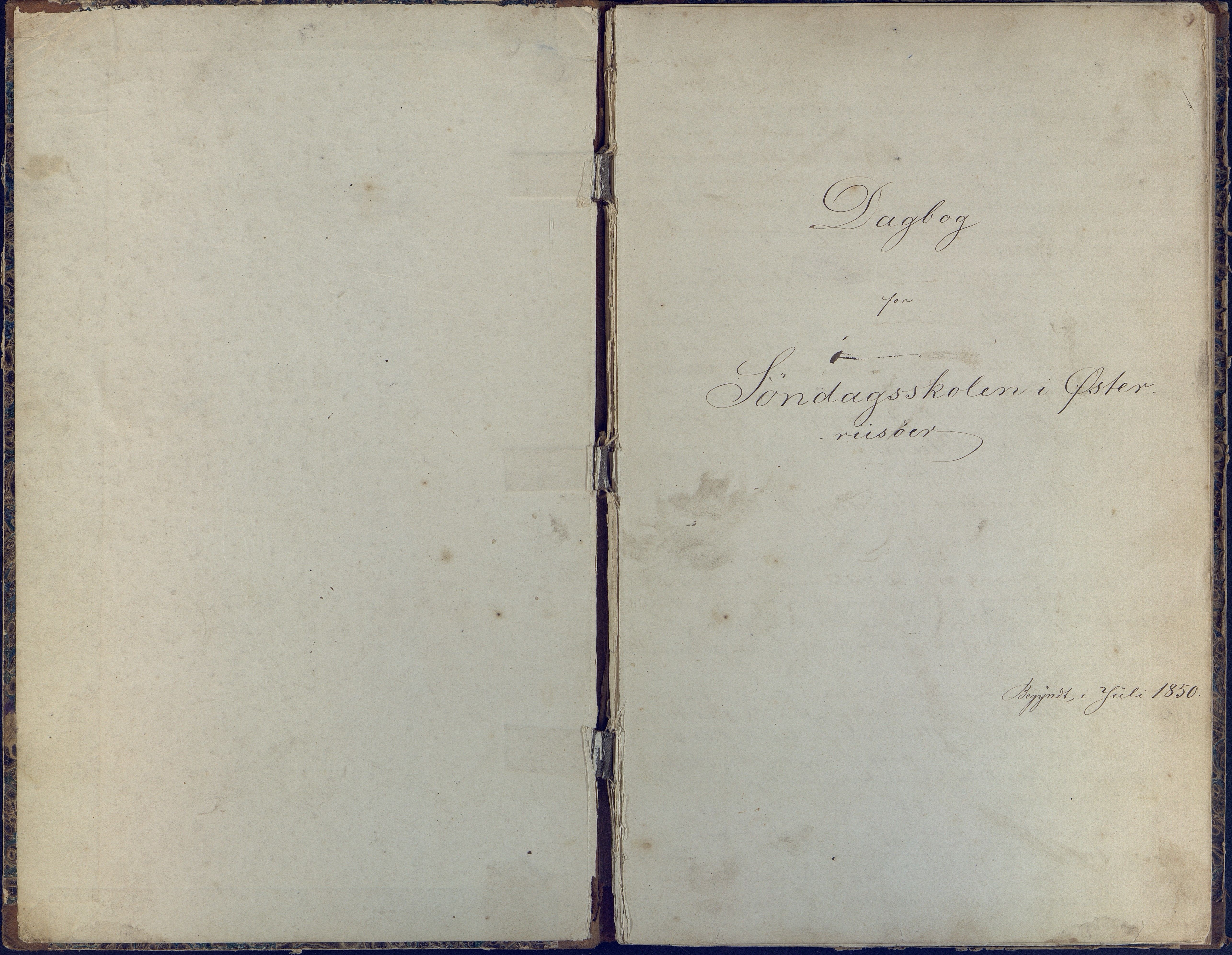 Risør kommune, AAKS/KA0901-PK/1/05/05p/L0001: Protokoll, 1850-1862, p. 1