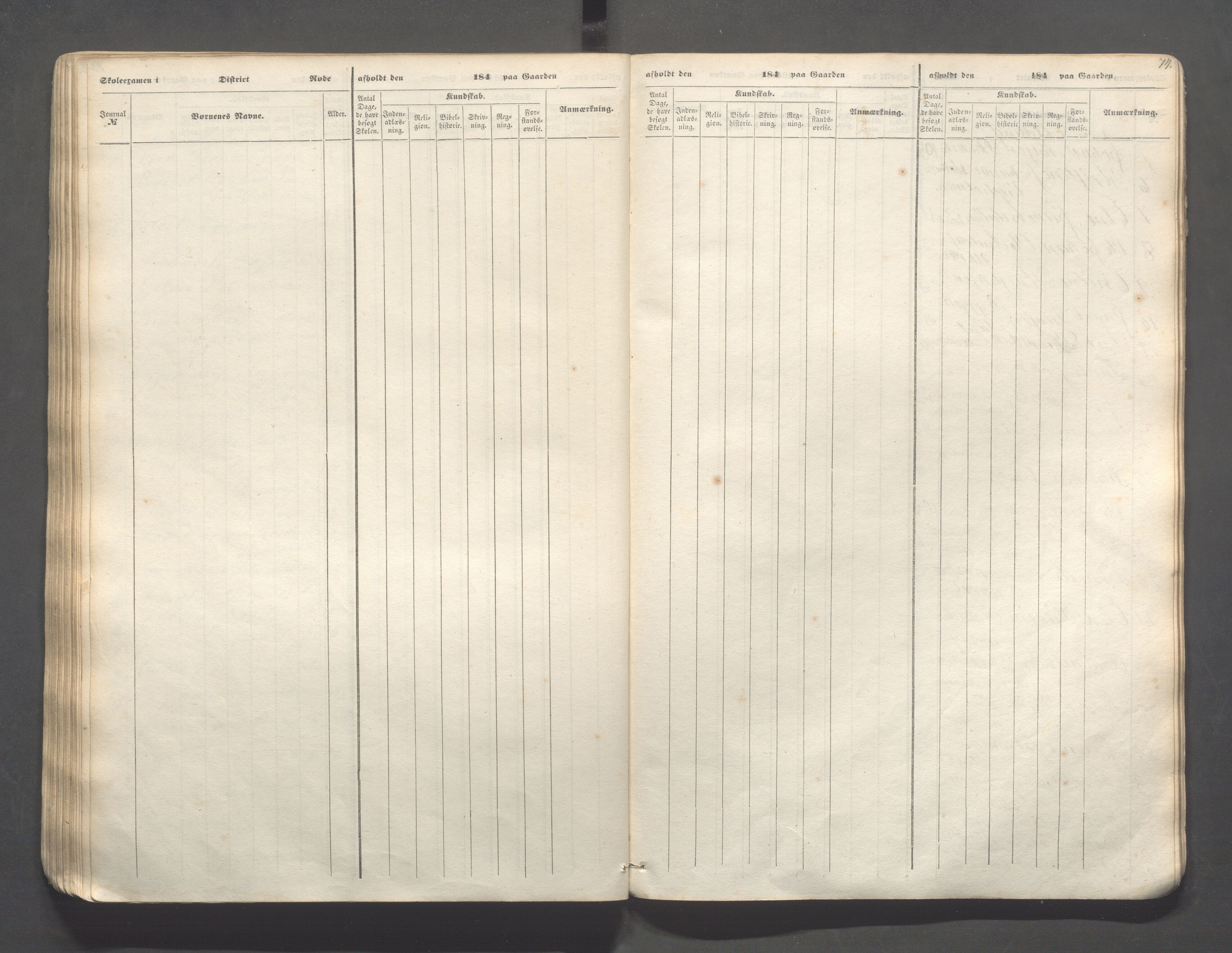 Skudenes kommune - Skudenes skole, IKAR/A-298/I/L0001: Eksamen, 1845-1852, p. 74