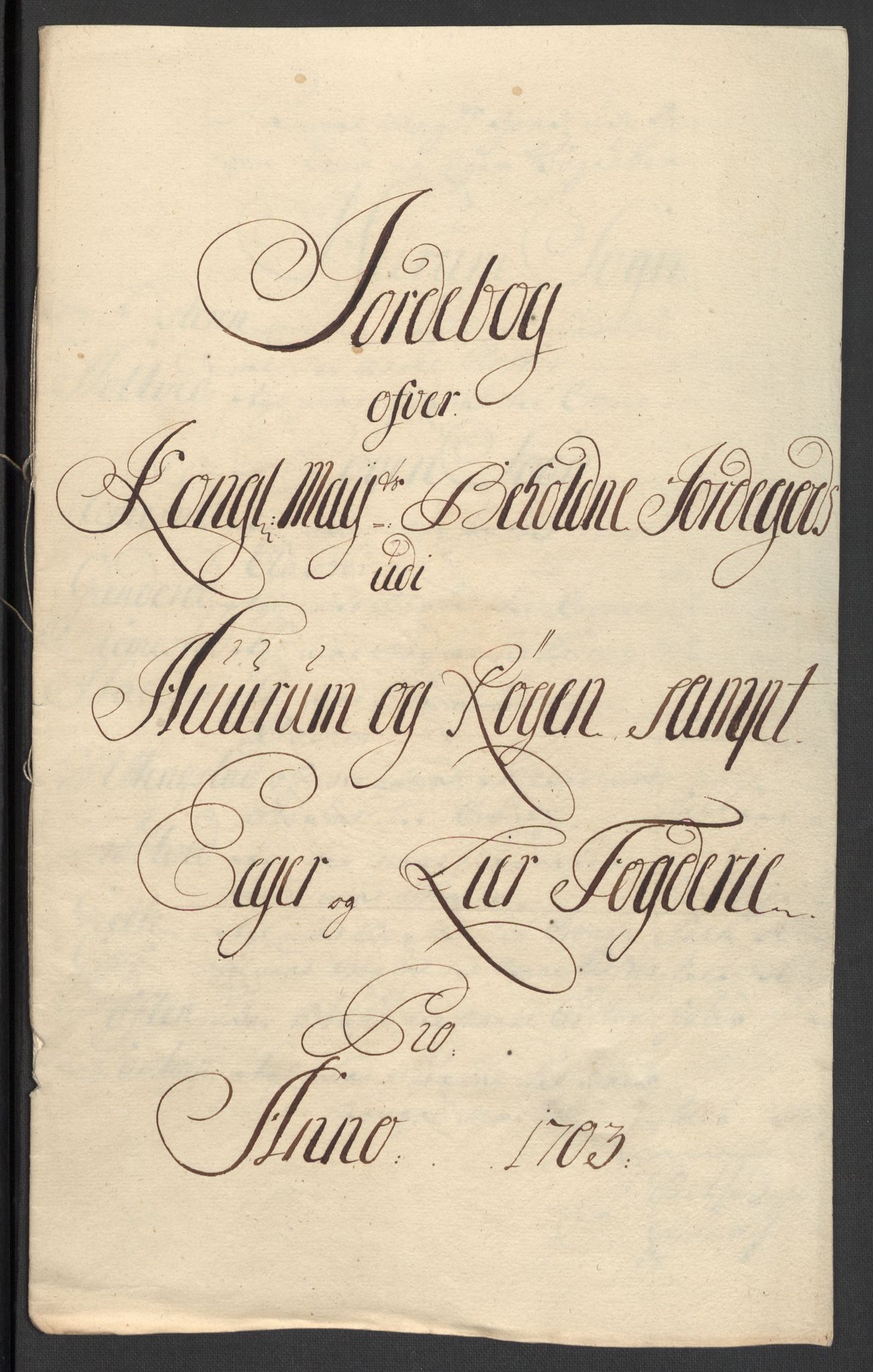 Rentekammeret inntil 1814, Reviderte regnskaper, Fogderegnskap, AV/RA-EA-4092/R30/L1699: Fogderegnskap Hurum, Røyken, Eiker og Lier, 1703, p. 17