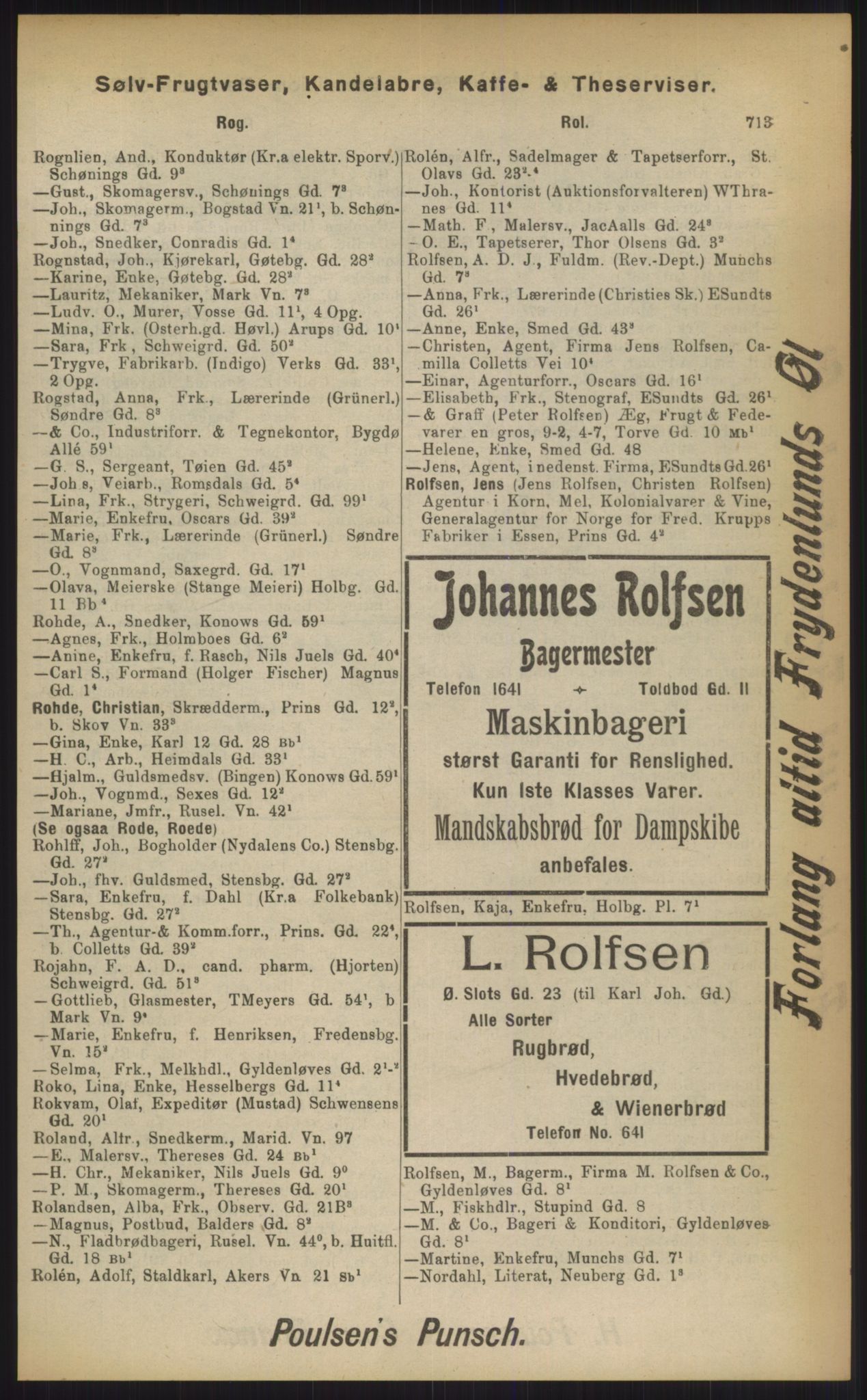 Kristiania/Oslo adressebok, PUBL/-, 1903, p. 713