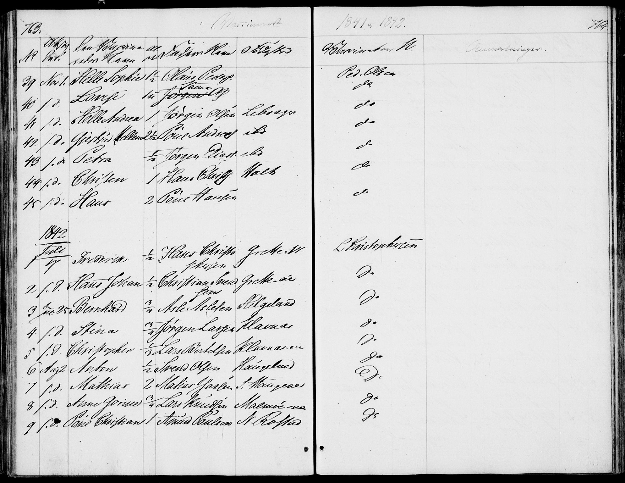 Våle kirkebøker, SAKO/A-334/F/Fa/L0009b: Parish register (official) no. I 9B, 1841-1860, p. 763-764