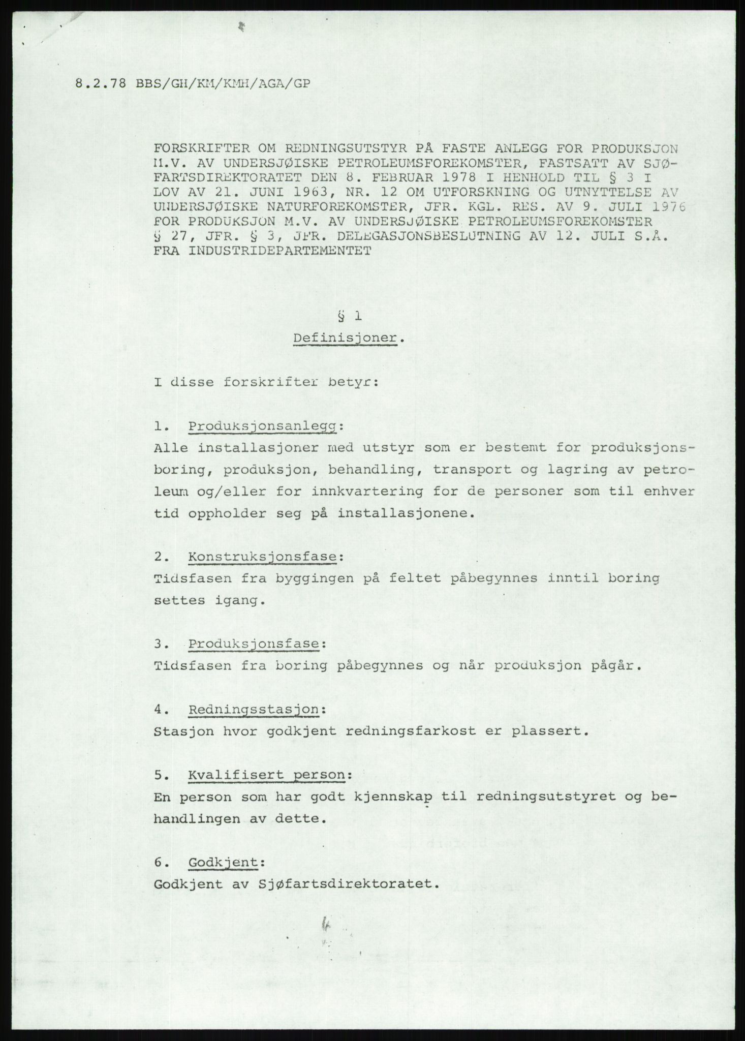 Justisdepartementet, Granskningskommisjonen ved Alexander Kielland-ulykken 27.3.1980, AV/RA-S-1165/D/L0012: H Sjøfartsdirektoratet/Skipskontrollen (Doku.liste + H1-H11, H13, H16-H22 av 52), 1980-1981, p. 440