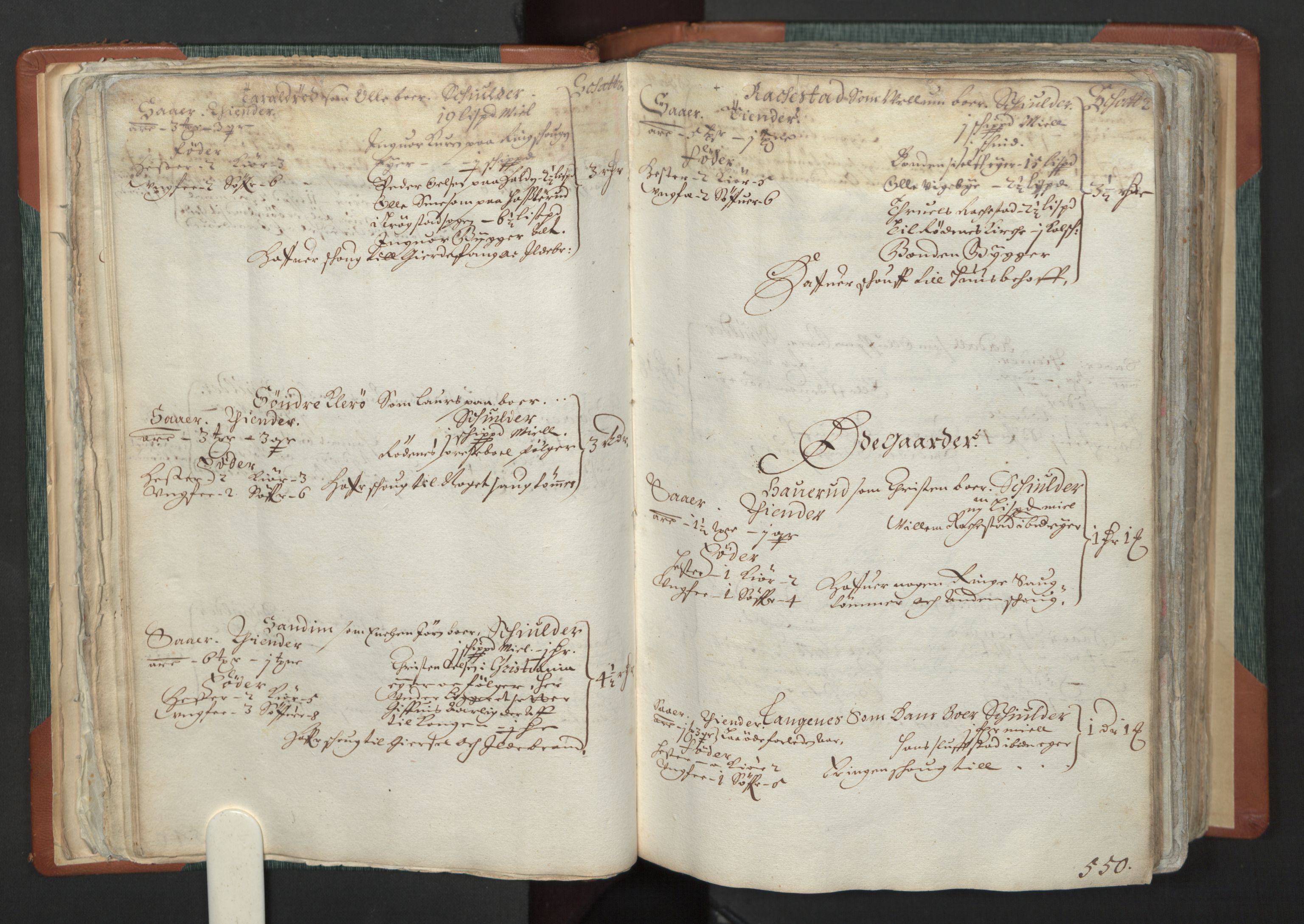 Rentekammeret inntil 1814, Realistisk ordnet avdeling, AV/RA-EA-4070/L/L0005: Kristiania lagdømme. Alminnelig jordebok med skatteligning for Marker og Follo len., 1661, p. 549b-550a