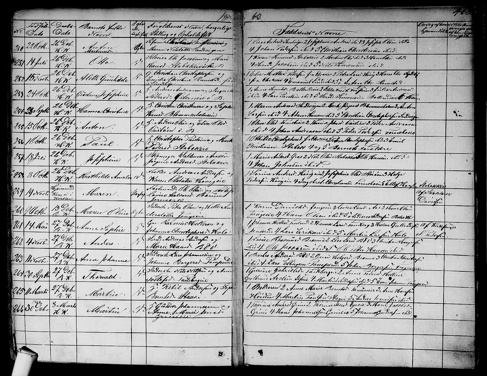 Asker prestekontor Kirkebøker, SAO/A-10256a/F/Fa/L0007: Parish register (official) no. I 7, 1825-1864, p. 468
