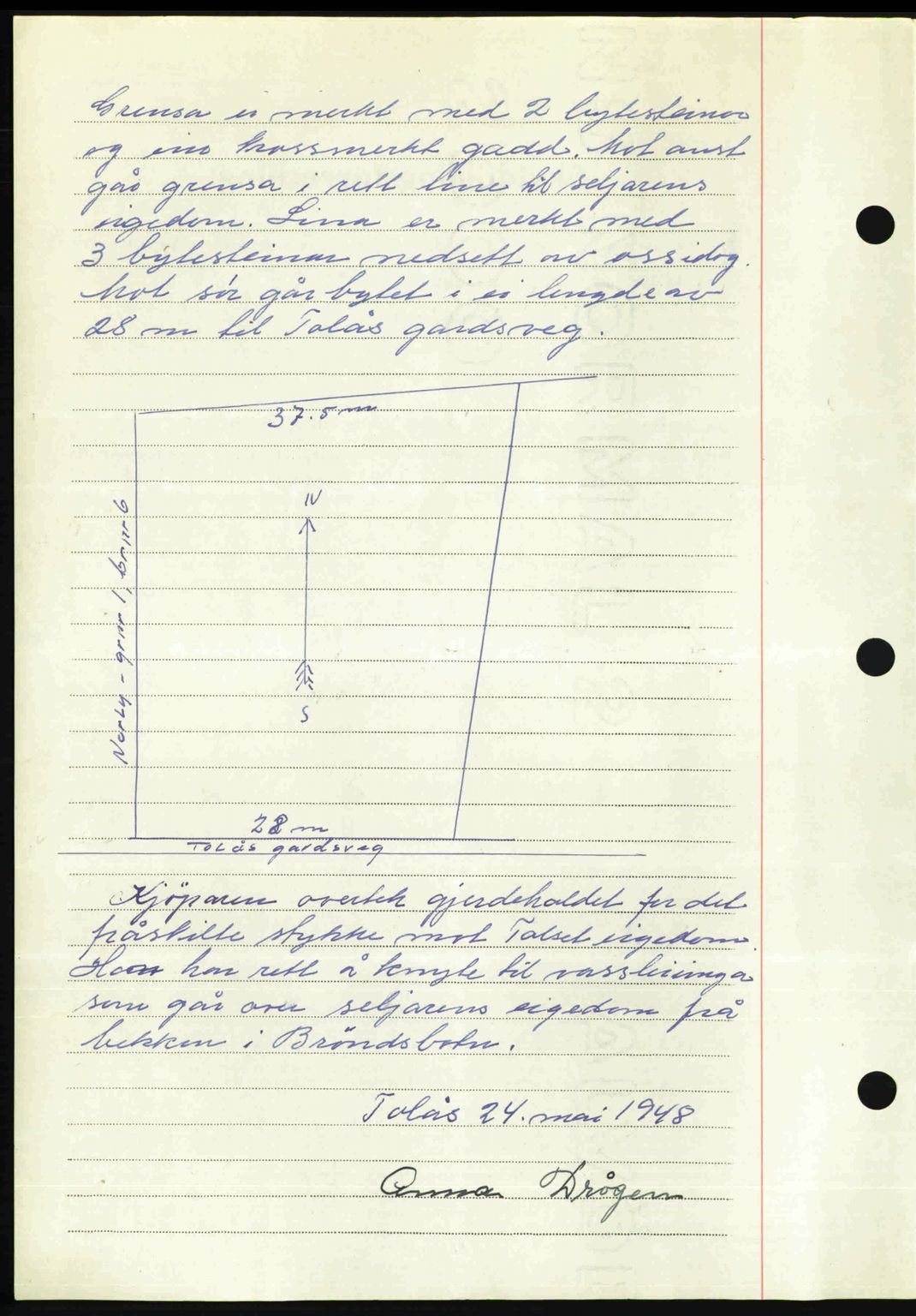 Romsdal sorenskriveri, AV/SAT-A-4149/1/2/2C: Mortgage book no. A27, 1948-1948, Diary no: : 2055/1948