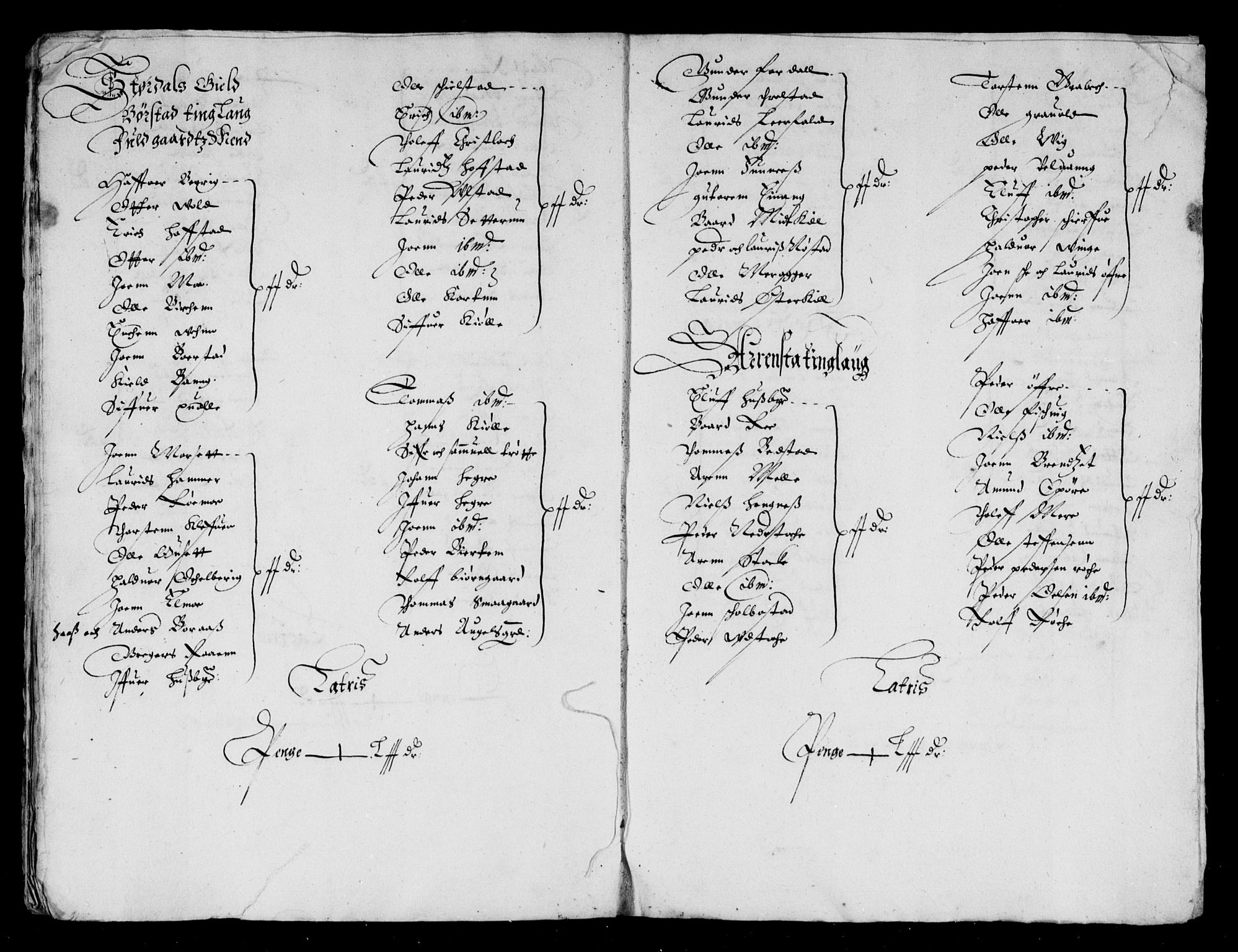 Rentekammeret inntil 1814, Reviderte regnskaper, Lensregnskaper, RA/EA-5023/R/Rb/Rbw/L0079: Trondheim len, 1643-1644