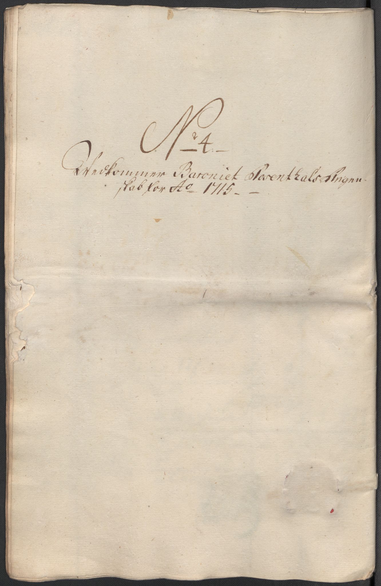 Rentekammeret inntil 1814, Reviderte regnskaper, Fogderegnskap, AV/RA-EA-4092/R49/L3139: Fogderegnskap Rosendal Baroni, 1715-1717, p. 71