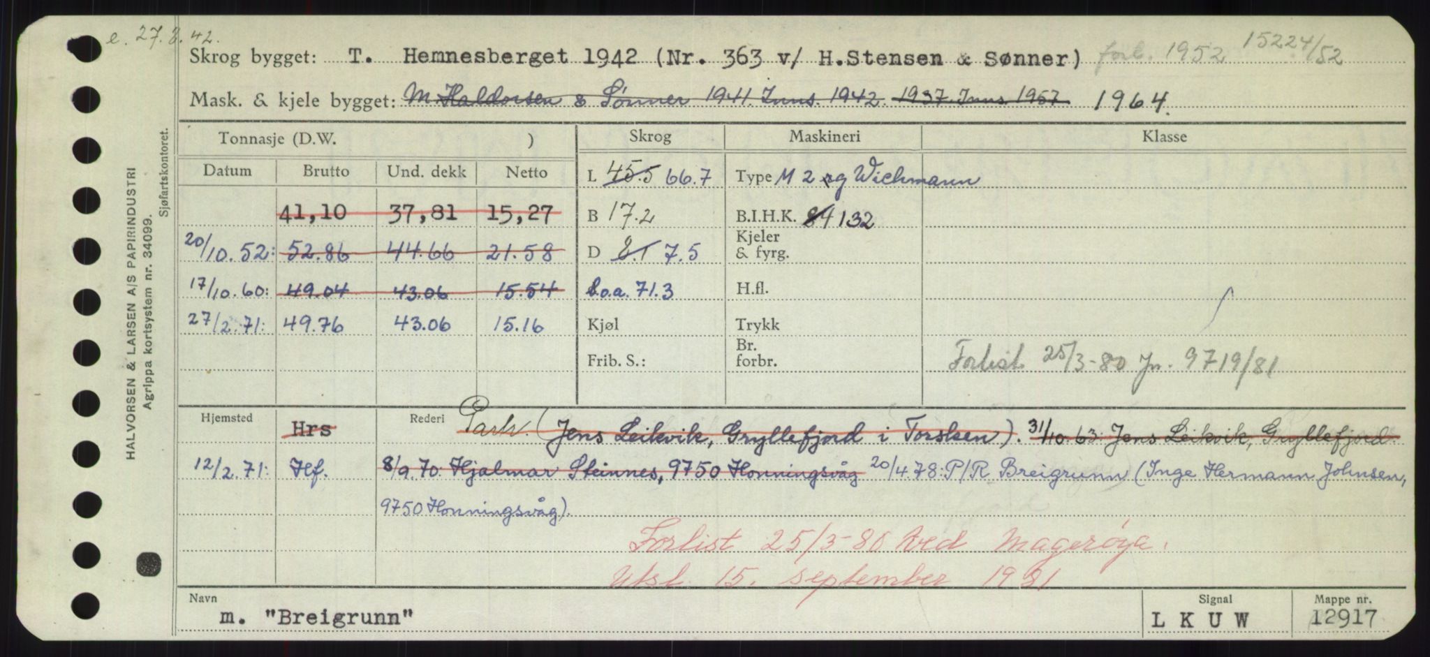 Sjøfartsdirektoratet med forløpere, Skipsmålingen, RA/S-1627/H/Hd/L0005: Fartøy, Br-Byg, p. 183