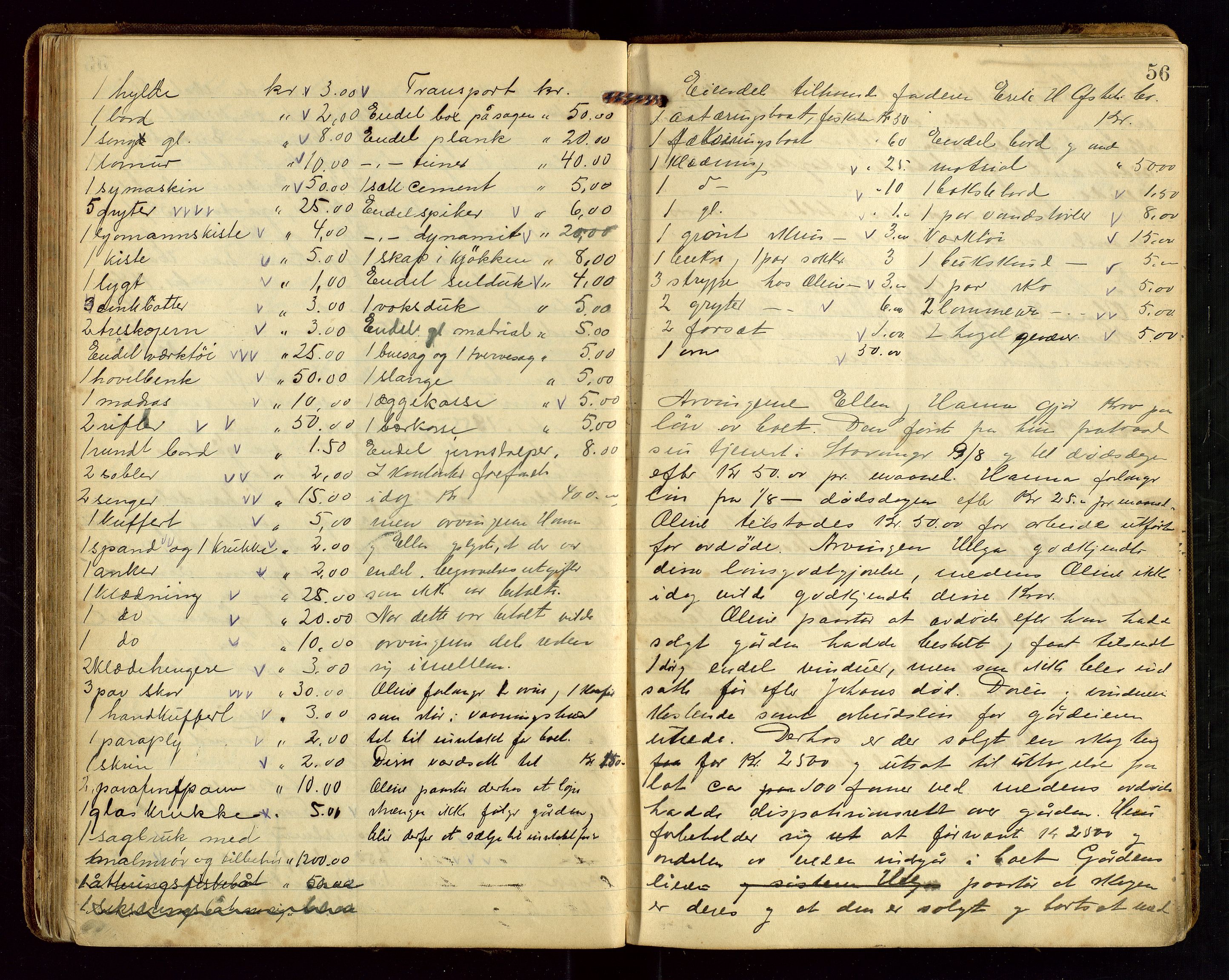 Vikedal lensmannskontor, AV/SAST-A-100179/Gg/L0002: Dødsfallprotokoll, 1921-1932, p. 56