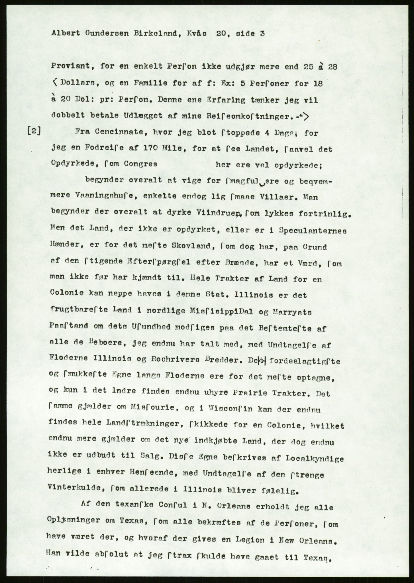 Samlinger til kildeutgivelse, Amerikabrevene, AV/RA-EA-4057/F/L0028: Innlån fra Vest-Agder , 1838-1914, p. 9