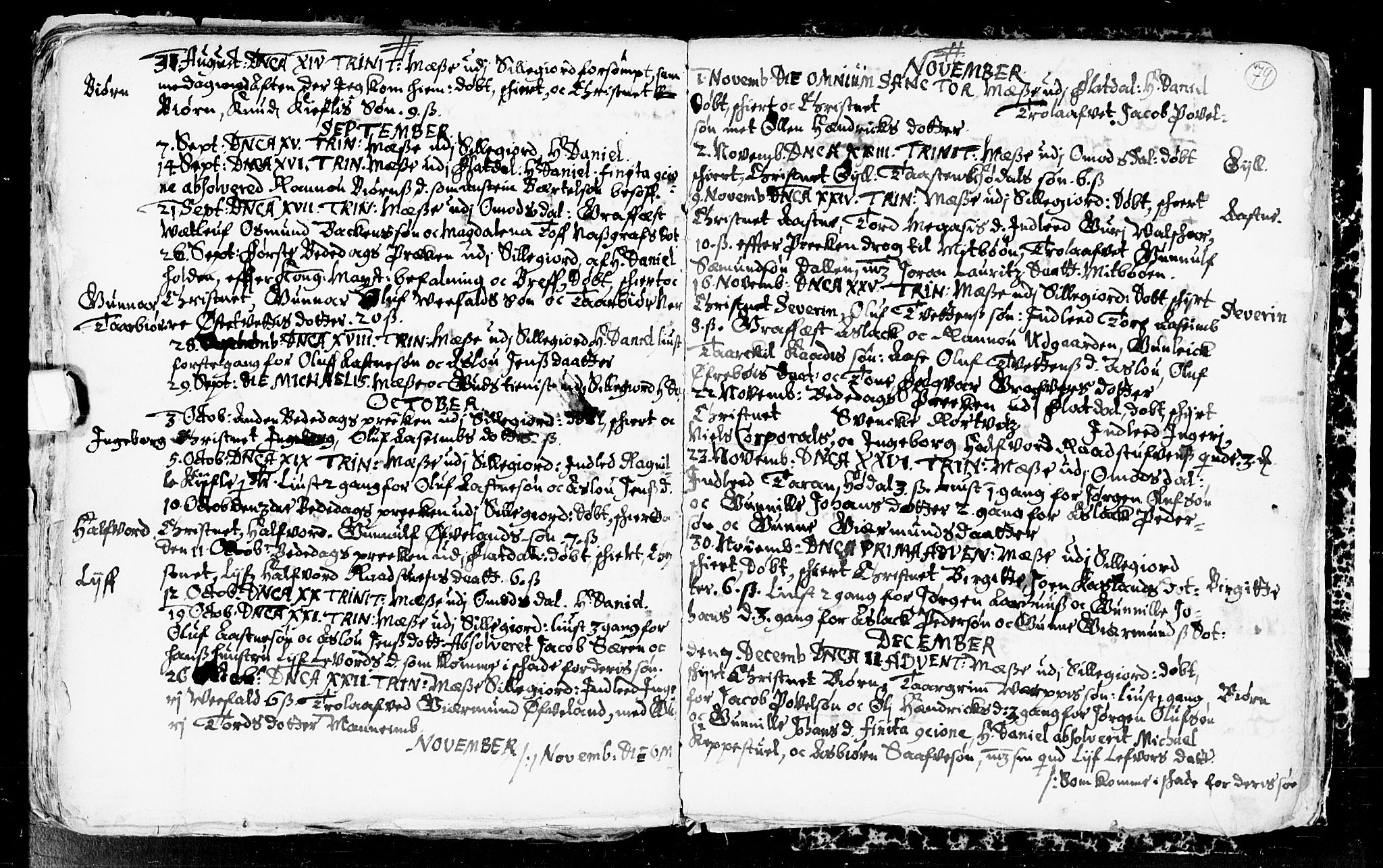 Seljord kirkebøker, SAKO/A-20/F/Fa/L0001: Parish register (official) no. I 1, 1654-1686, p. 79