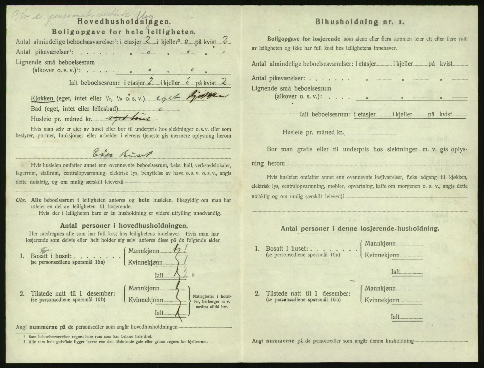 SAK, 1920 census for Risør, 1920, p. 2400