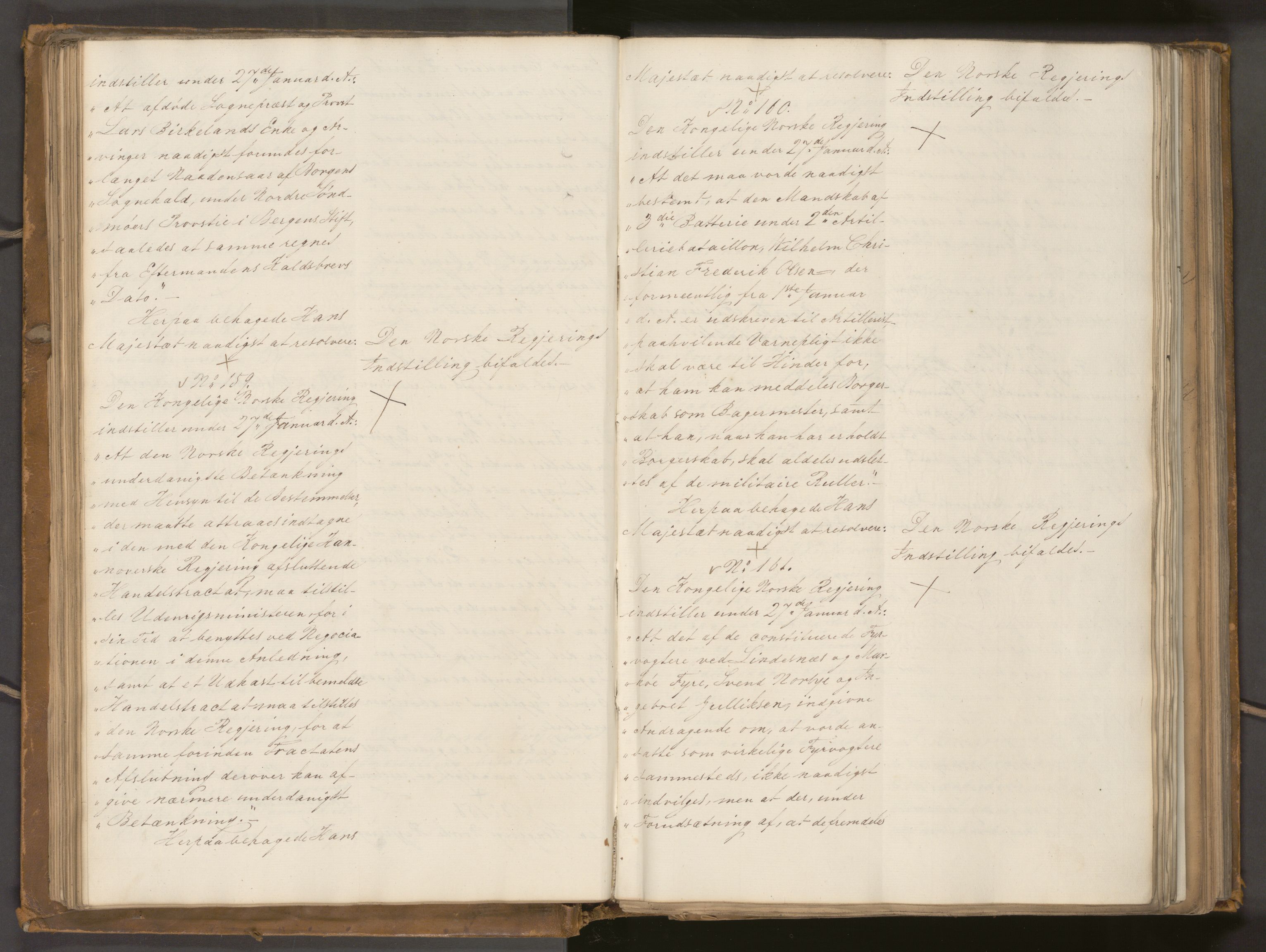 Statsrådssekretariatet, AV/RA-S-1001/A/Ab/L0040: Kgl. res. nr. 1-568, 1. halvår, 1835