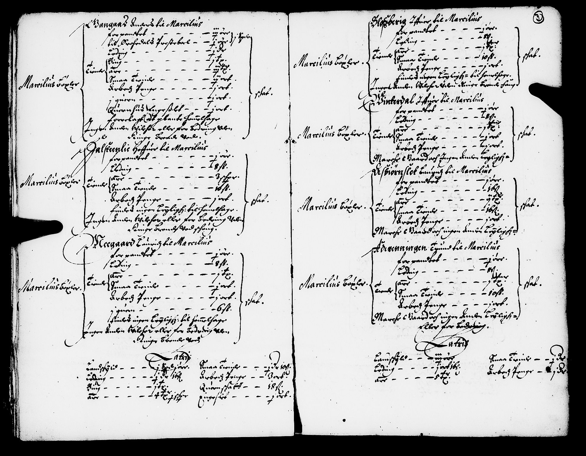 Rentekammeret inntil 1814, Realistisk ordnet avdeling, AV/RA-EA-4070/N/Nb/Nba/L0050: Orkdal fogderi, 1666, p. 2b-3a