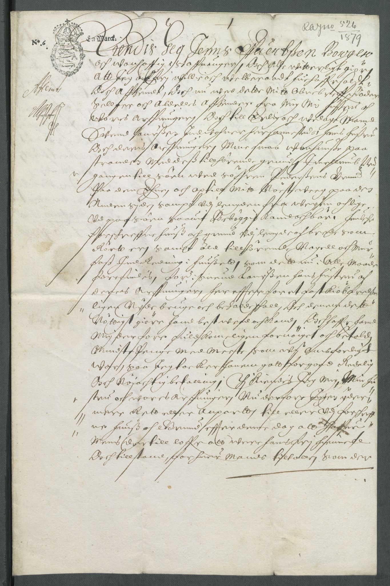 Riksarkivets diplomsamling, AV/RA-EA-5965/F02/L0170: Dokumenter, 1664-1666, p. 55