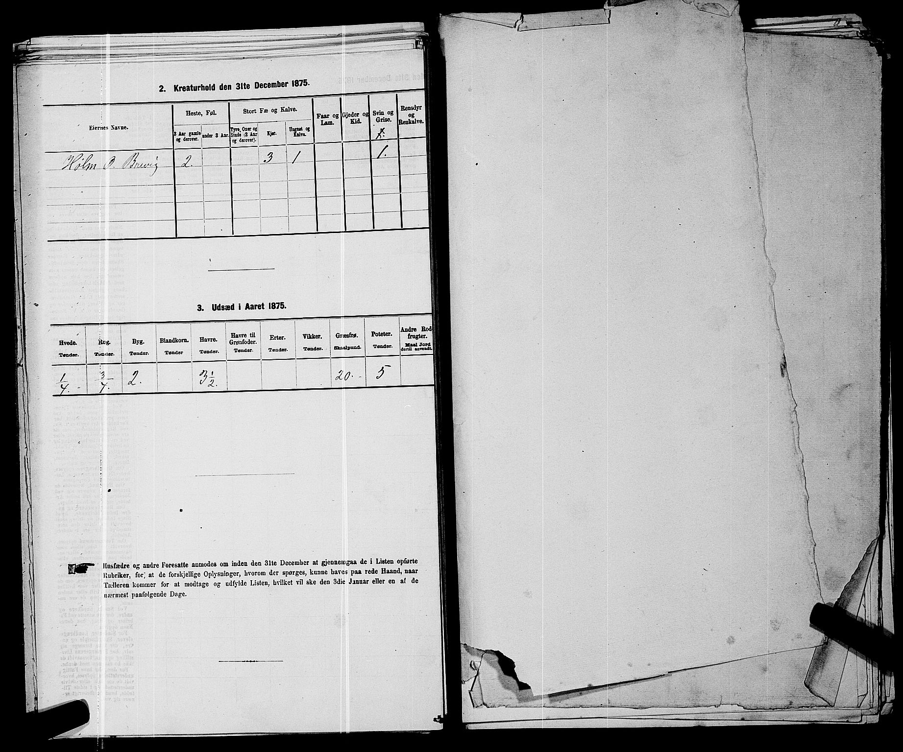 RA, 1875 census for 0211L Vestby/Vestby, Garder og Såner, 1875, p. 894