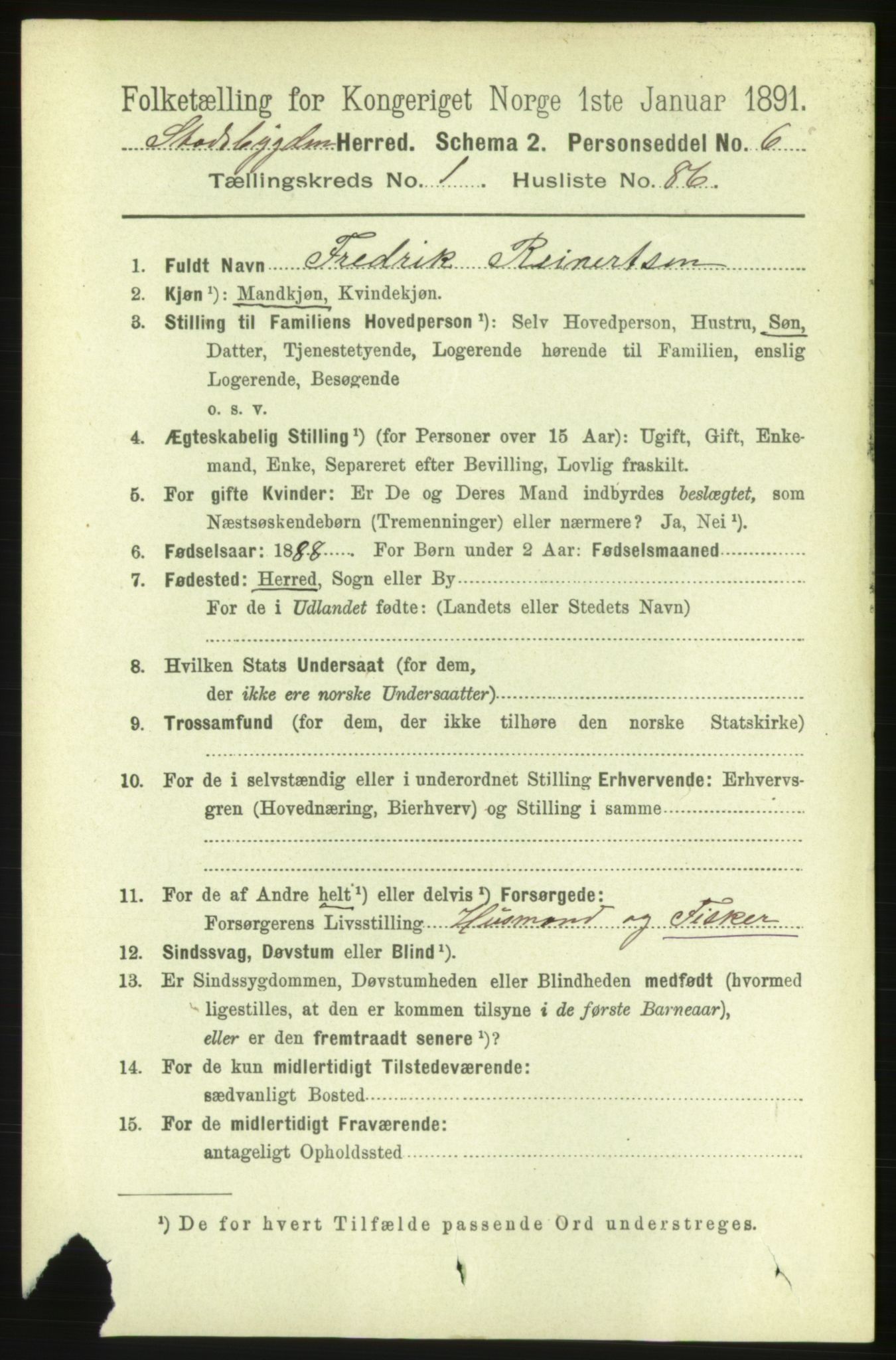 RA, 1891 census for 1625 Stadsbygd, 1891, p. 682