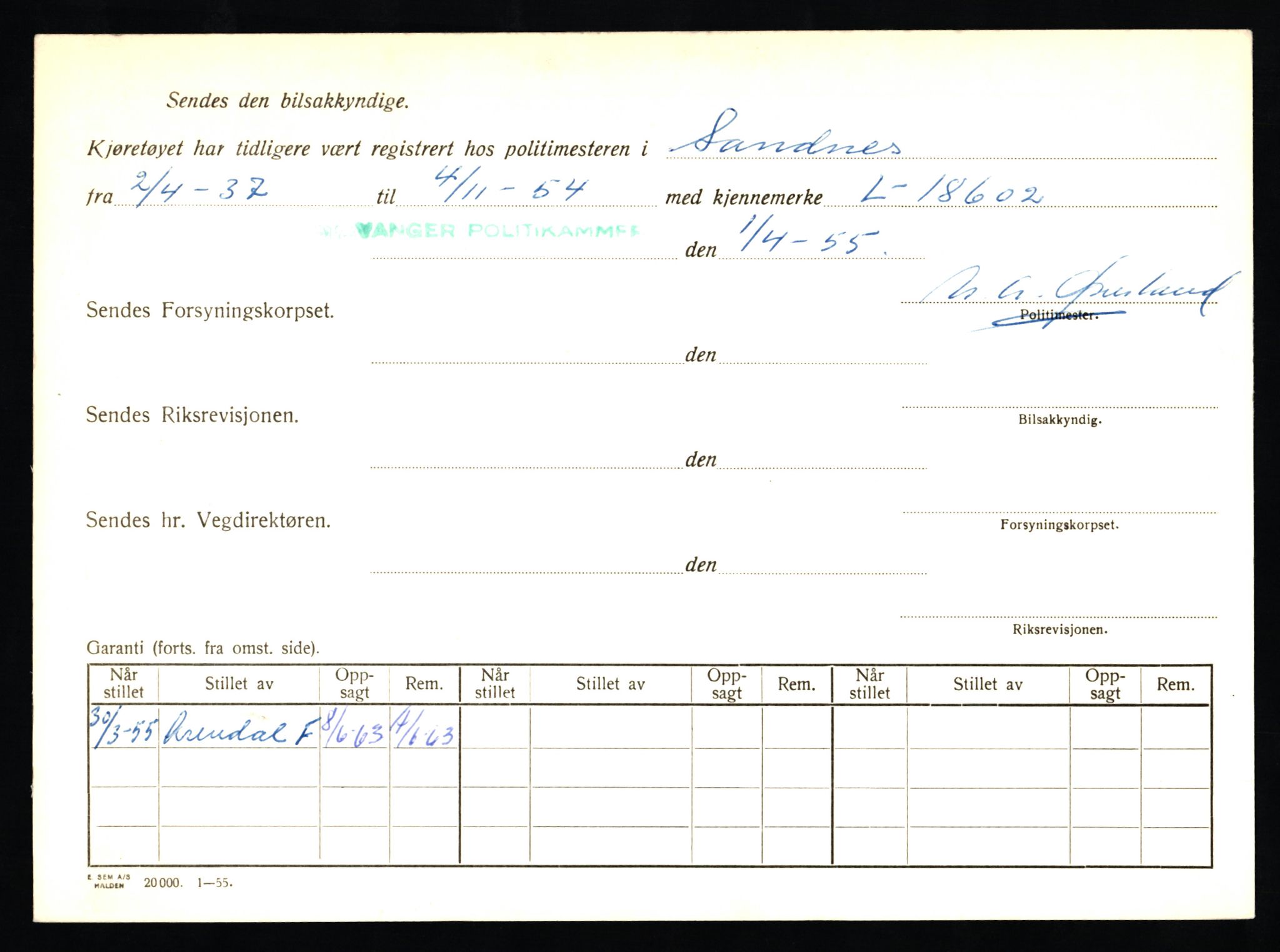 Stavanger trafikkstasjon, SAST/A-101942/0/F/L0013: L-4700 - L-5079, 1930-1971, p. 1772