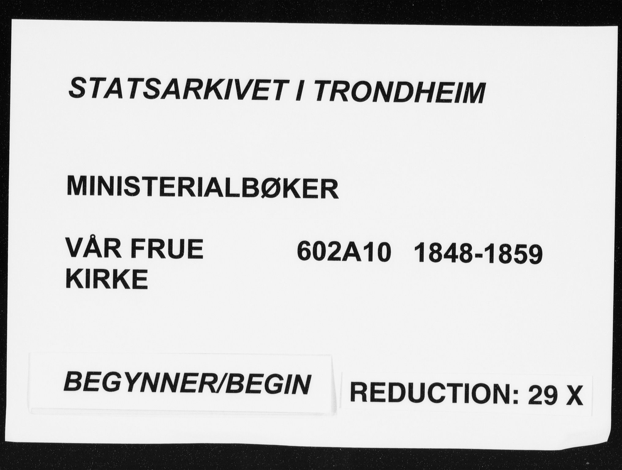 Ministerialprotokoller, klokkerbøker og fødselsregistre - Sør-Trøndelag, SAT/A-1456/602/L0112: Parish register (official) no. 602A10, 1848-1859