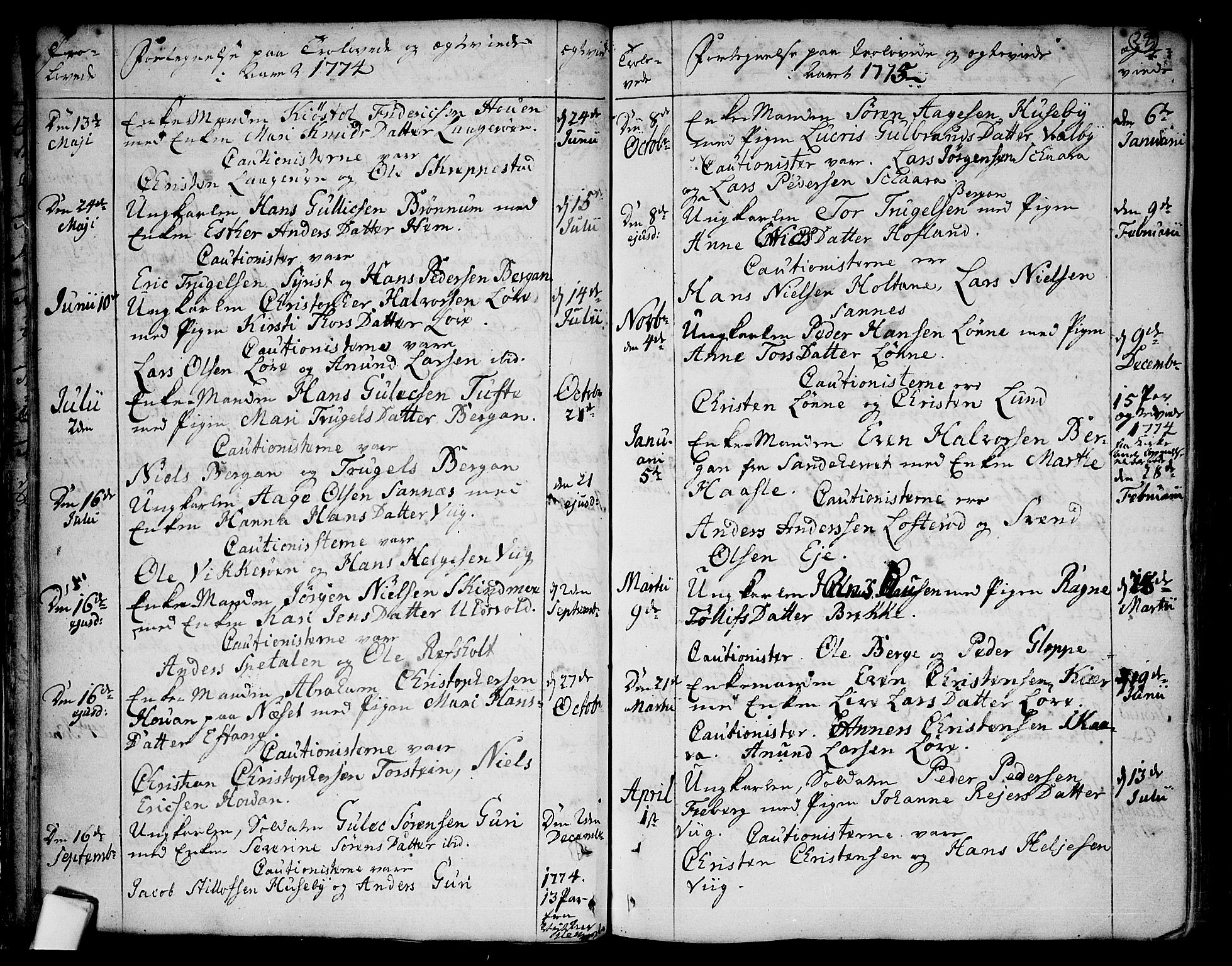 Tjølling kirkebøker, SAKO/A-60/F/Fa/L0003: Parish register (official) no. 3, 1735-1778, p. 29