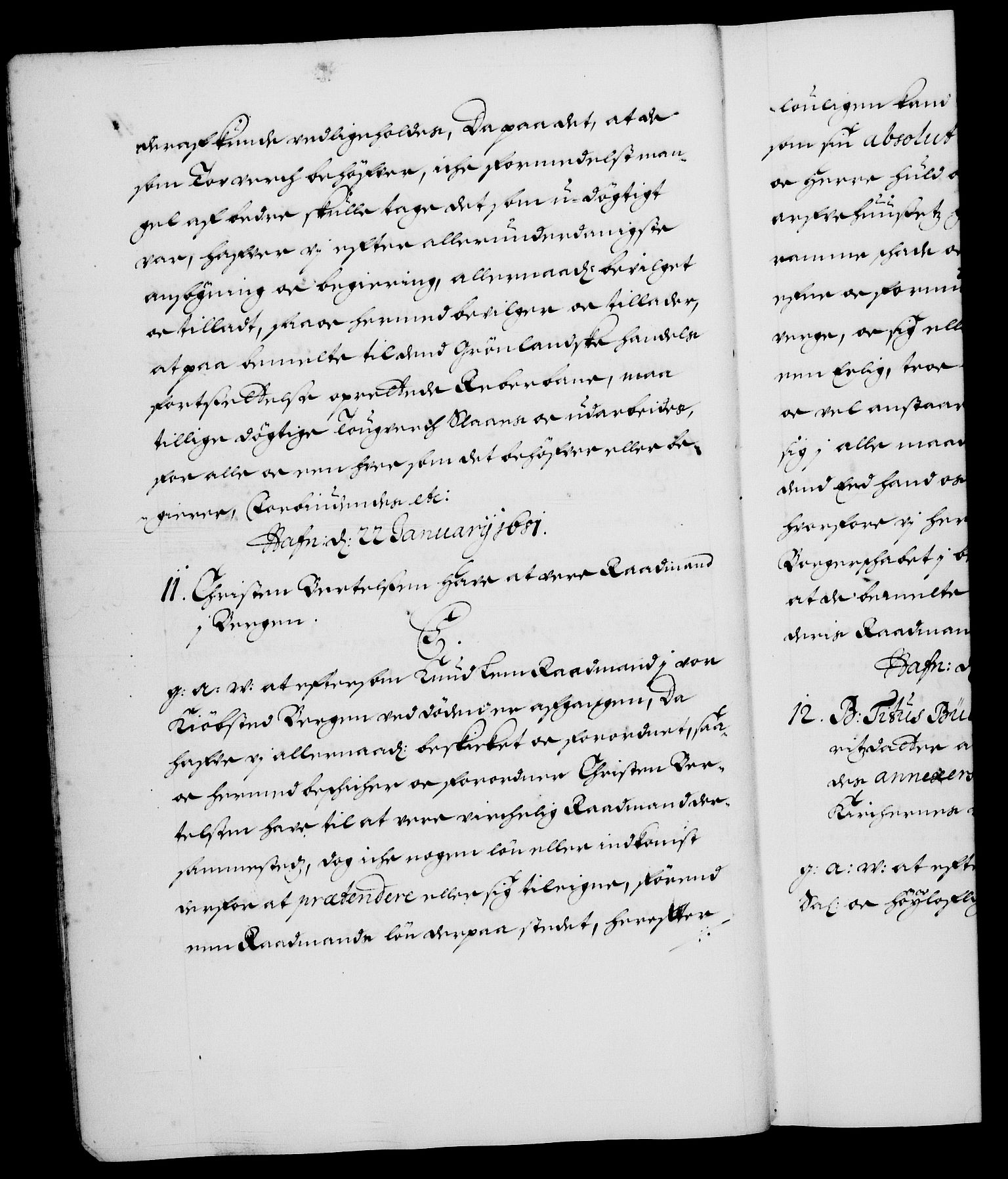 Danske Kanselli 1572-1799, AV/RA-EA-3023/F/Fc/Fca/Fcaa/L0013: Norske registre (mikrofilm), 1681-1684, p. 11b