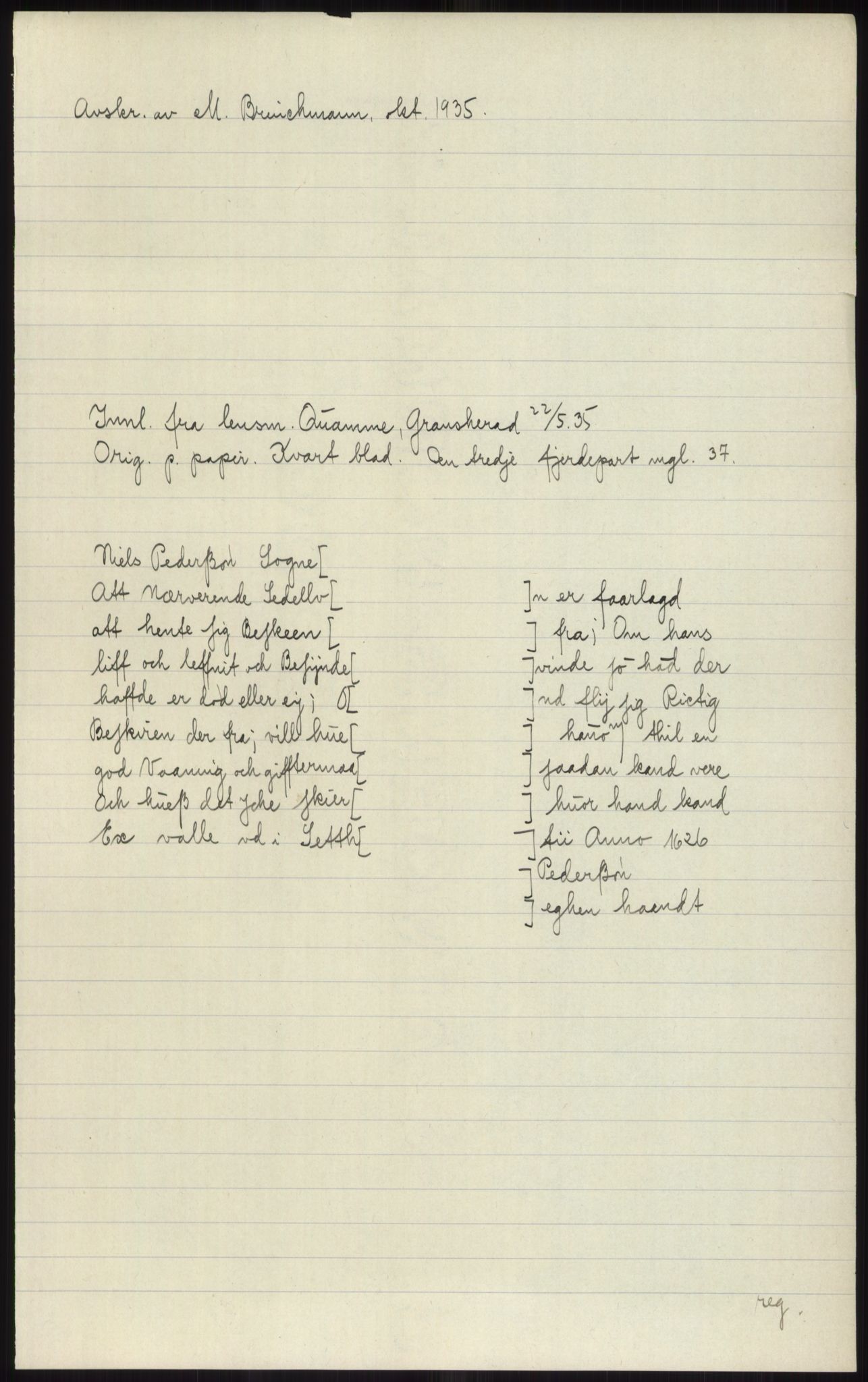 Samlinger til kildeutgivelse, Diplomavskriftsamlingen, AV/RA-EA-4053/H/Ha, p. 1920