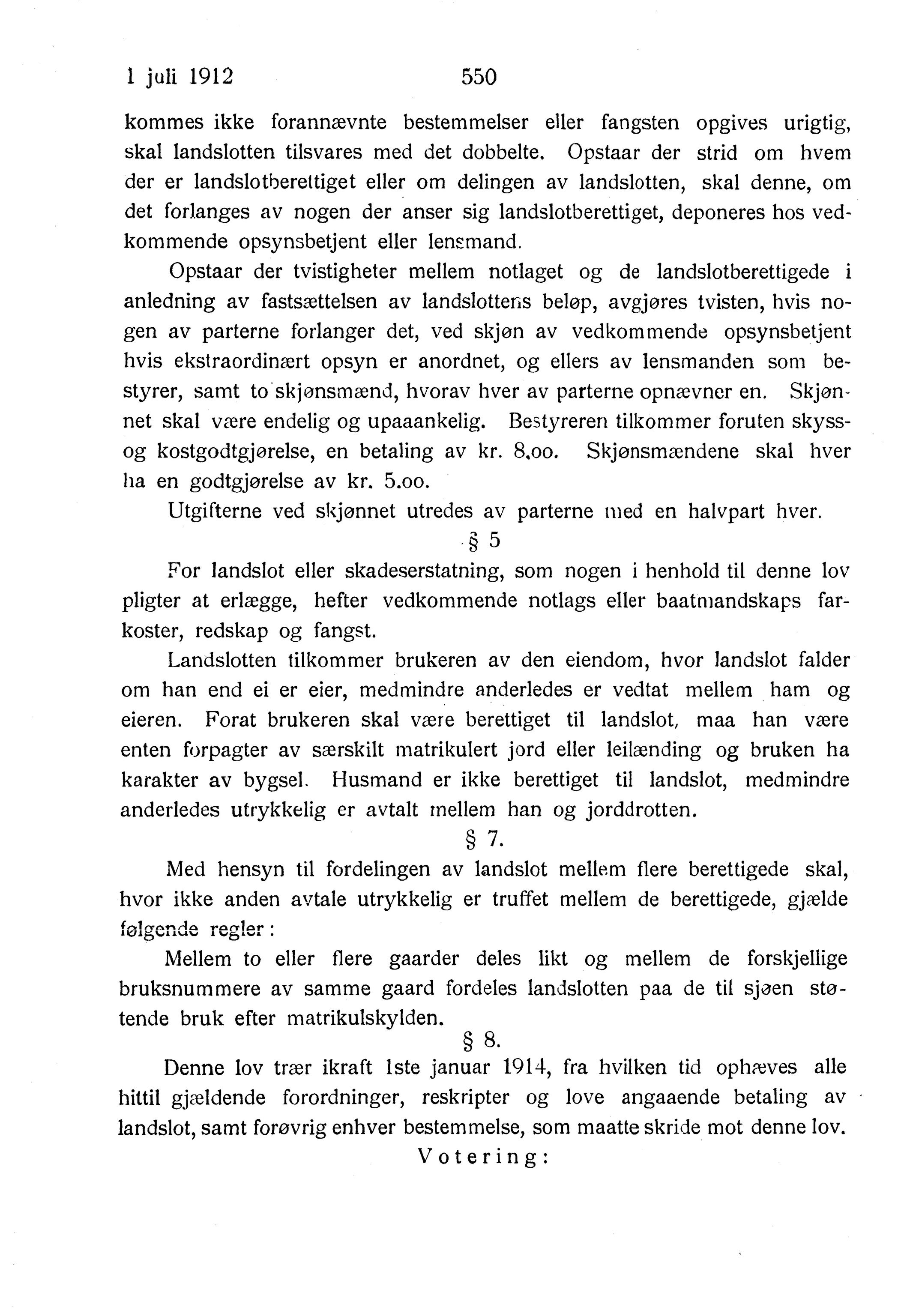 Nordland Fylkeskommune. Fylkestinget, AIN/NFK-17/176/A/Ac/L0035: Fylkestingsforhandlinger 1912, 1912