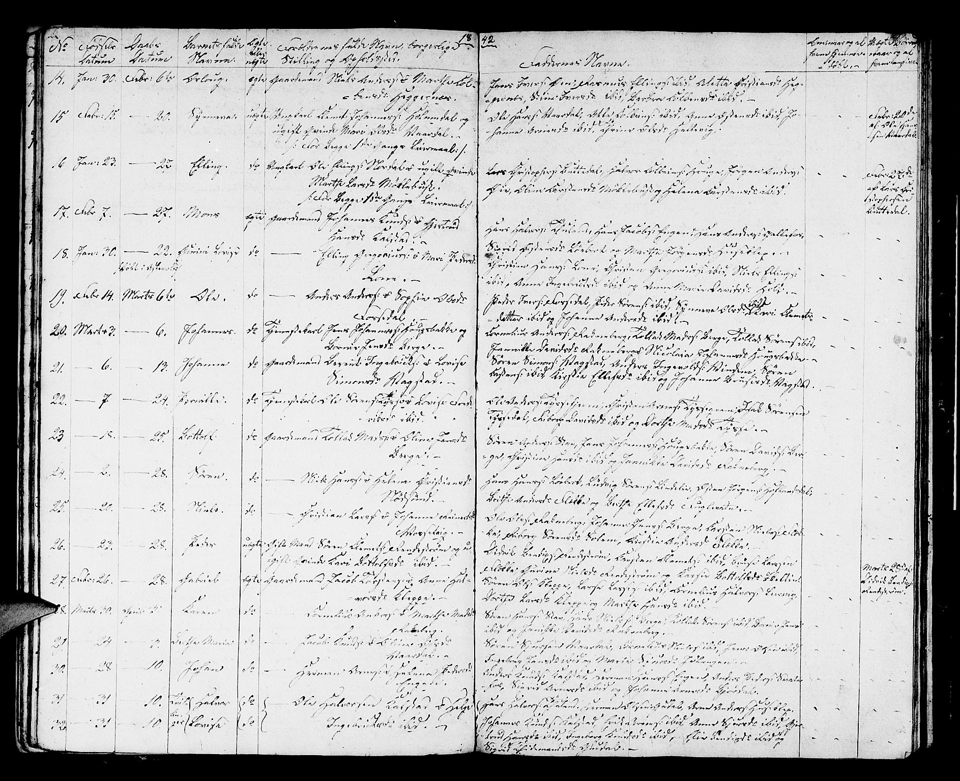 Fjaler sokneprestembete, SAB/A-79801/H/Hab/Haba/L0001: Parish register (copy) no. A 1, 1836-1846, p. 29