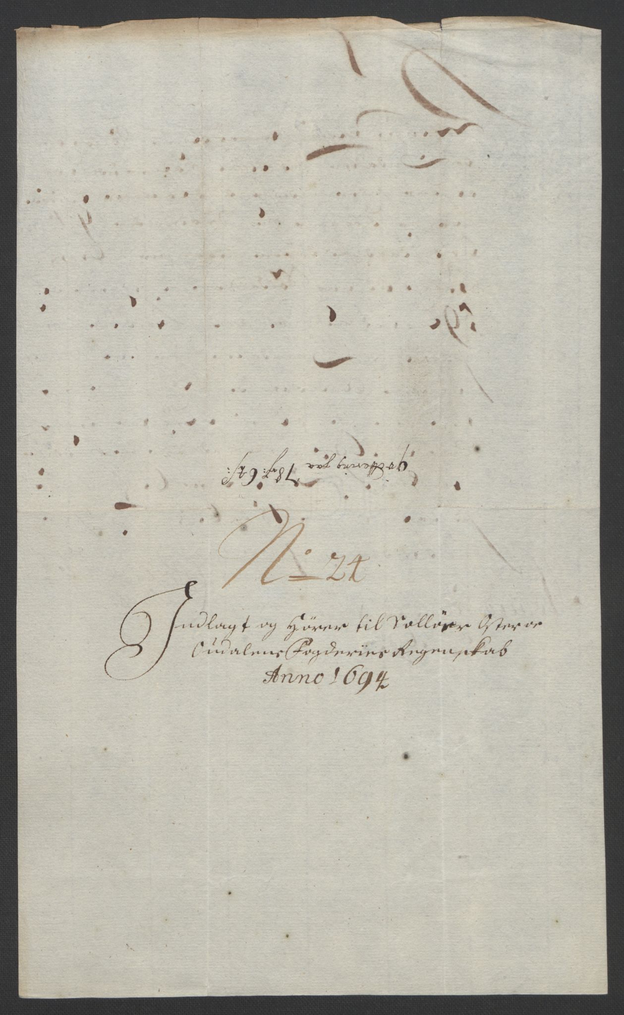 Rentekammeret inntil 1814, Reviderte regnskaper, Fogderegnskap, RA/EA-4092/R13/L0832: Fogderegnskap Solør, Odal og Østerdal, 1694, p. 319