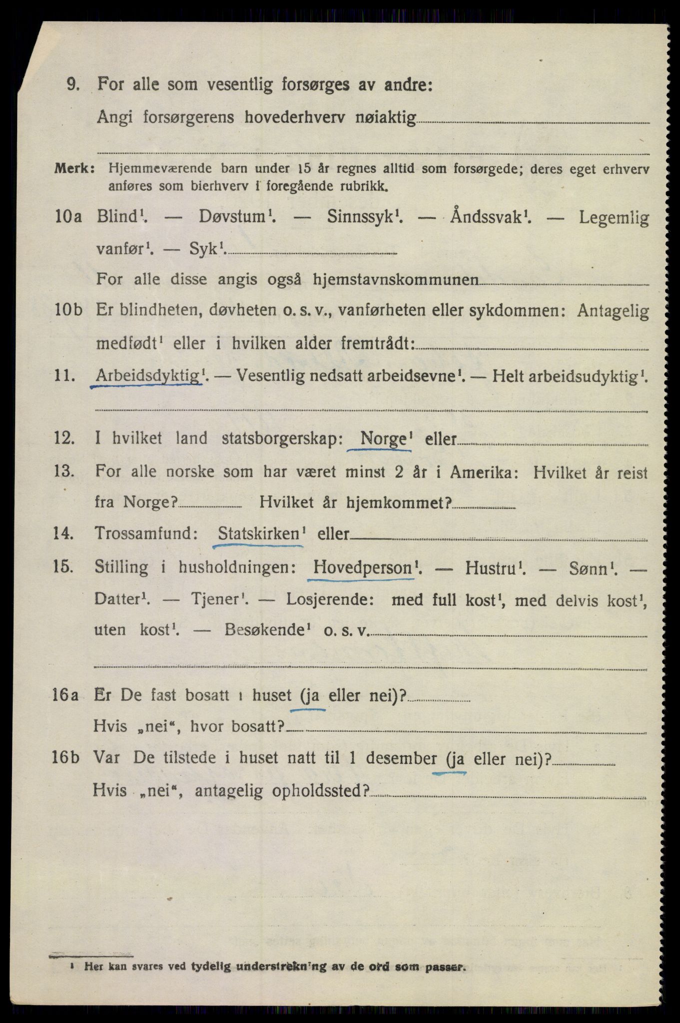 SAKO, 1920 census for Sandeherred, 1920, p. 15543