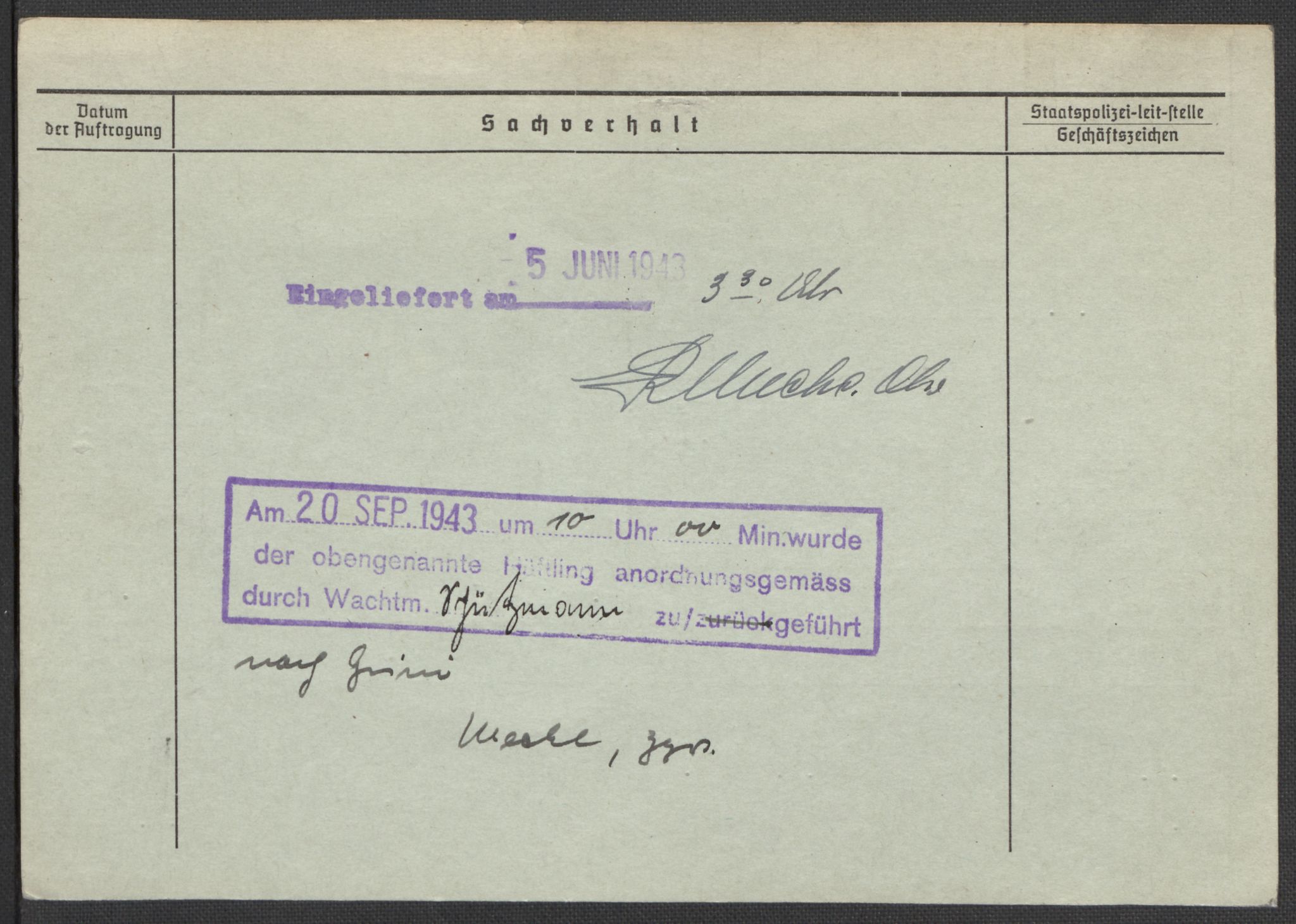 Befehlshaber der Sicherheitspolizei und des SD, AV/RA-RAFA-5969/E/Ea/Eaa/L0004: Register over norske fanger i Møllergata 19: Hal-Hæ, 1940-1945, p. 646