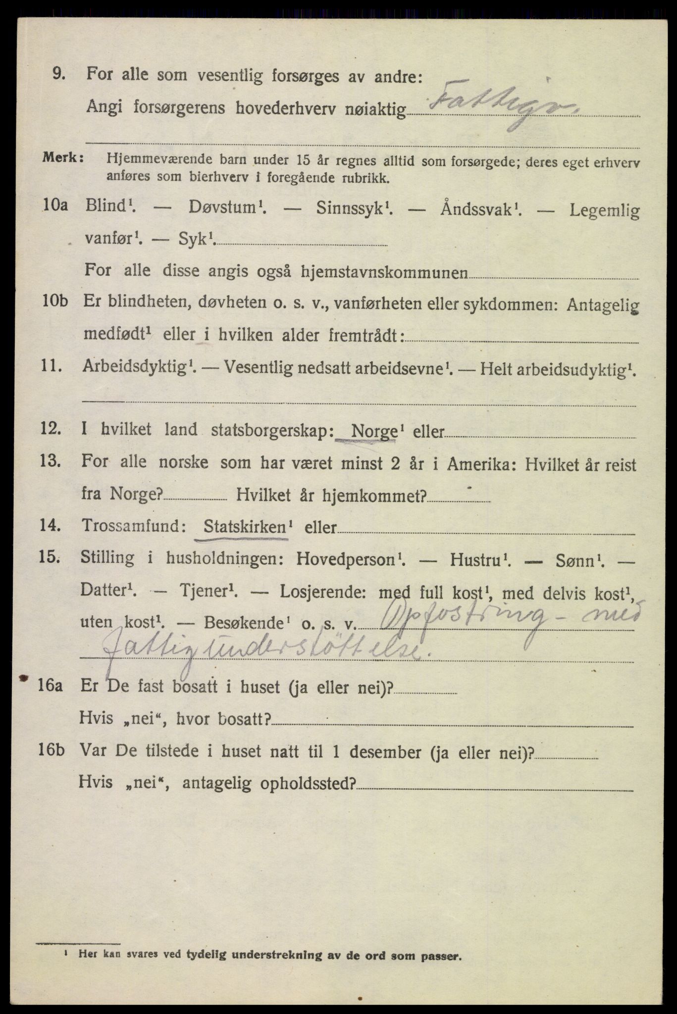 SAH, 1920 census for Østre Toten, 1920, p. 7631