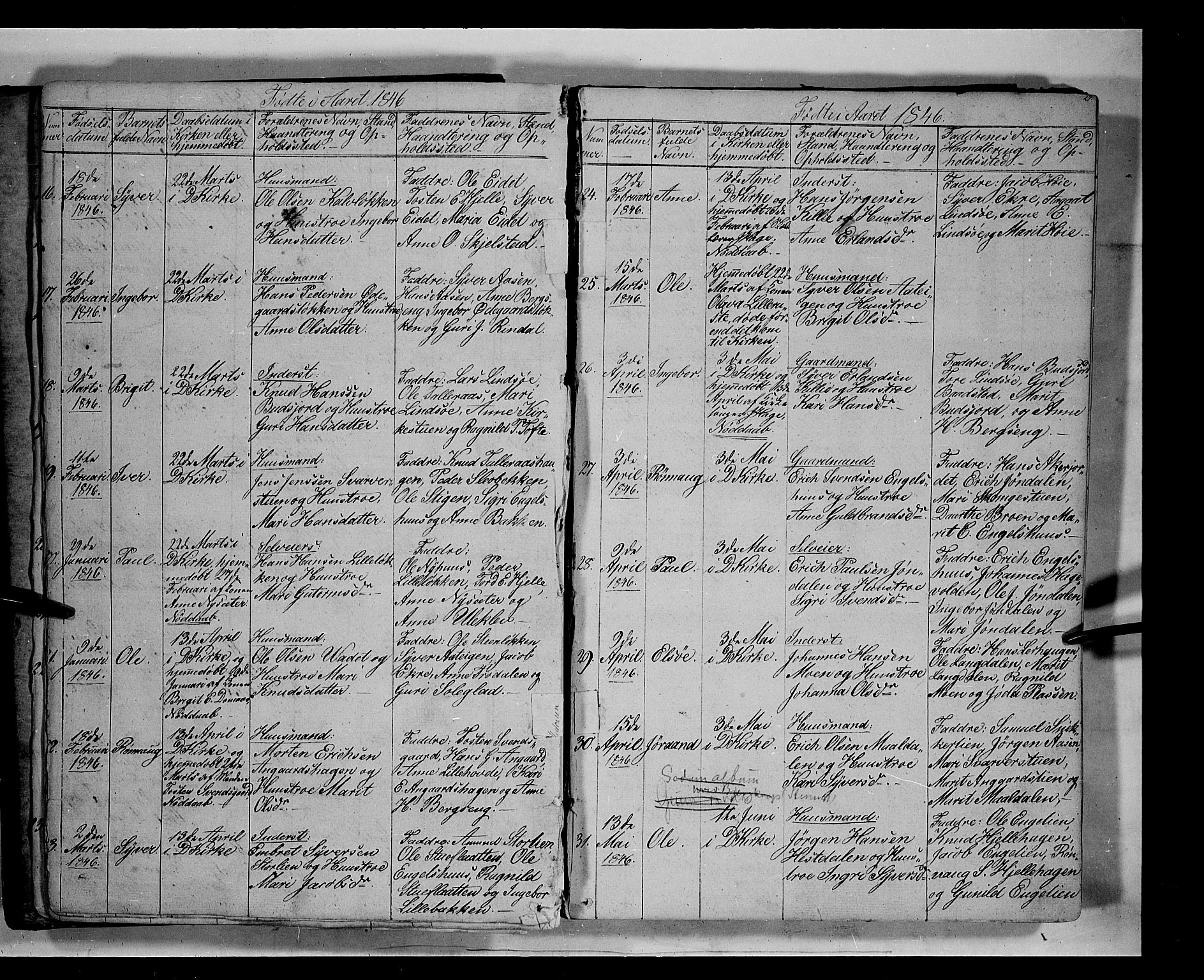 Lesja prestekontor, SAH/PREST-068/H/Ha/Hab/L0003: Parish register (copy) no. 3, 1842-1862, p. 26-27