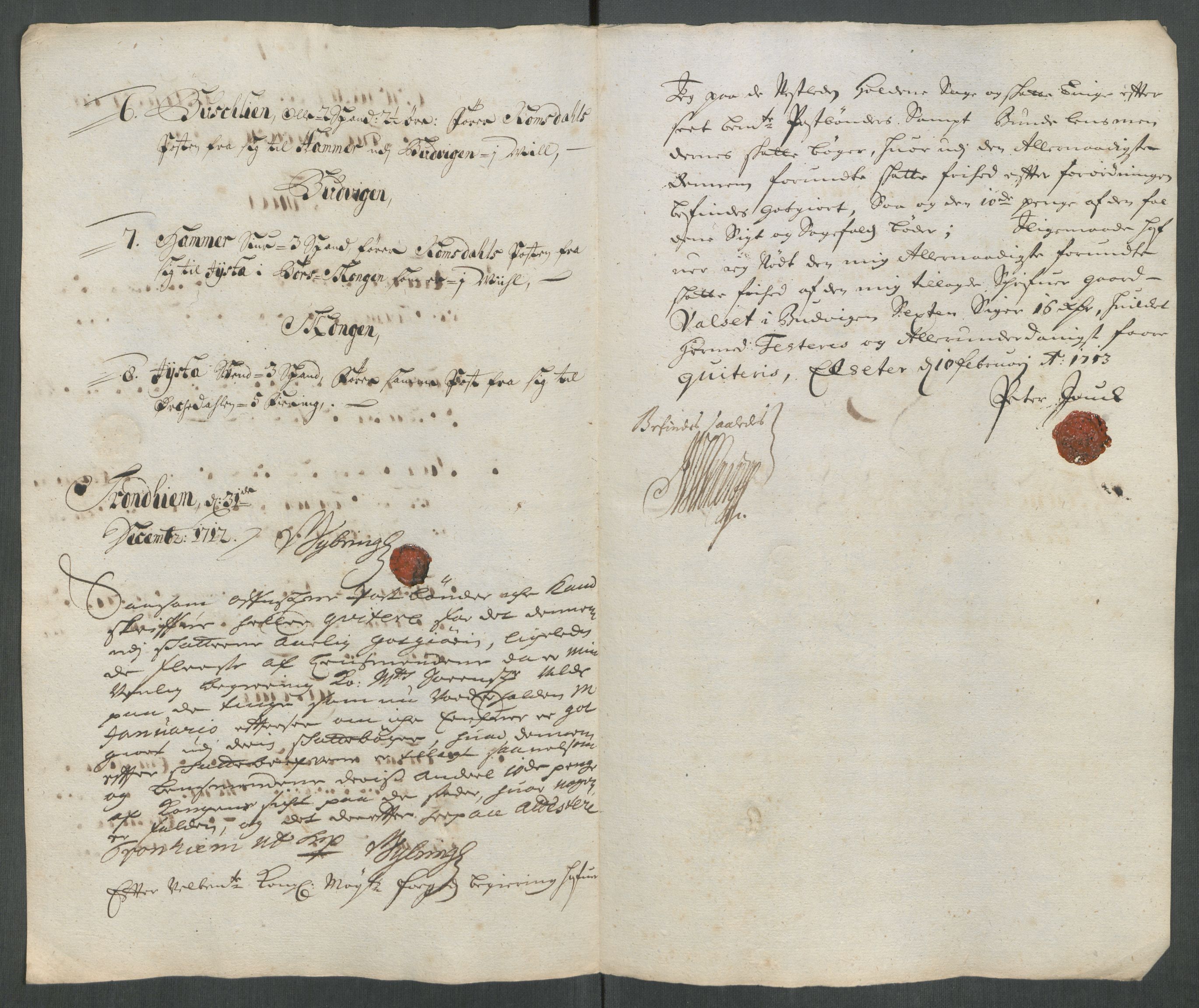 Rentekammeret inntil 1814, Reviderte regnskaper, Fogderegnskap, RA/EA-4092/R61/L4113: Fogderegnskap Strinda og Selbu, 1712-1713, p. 222