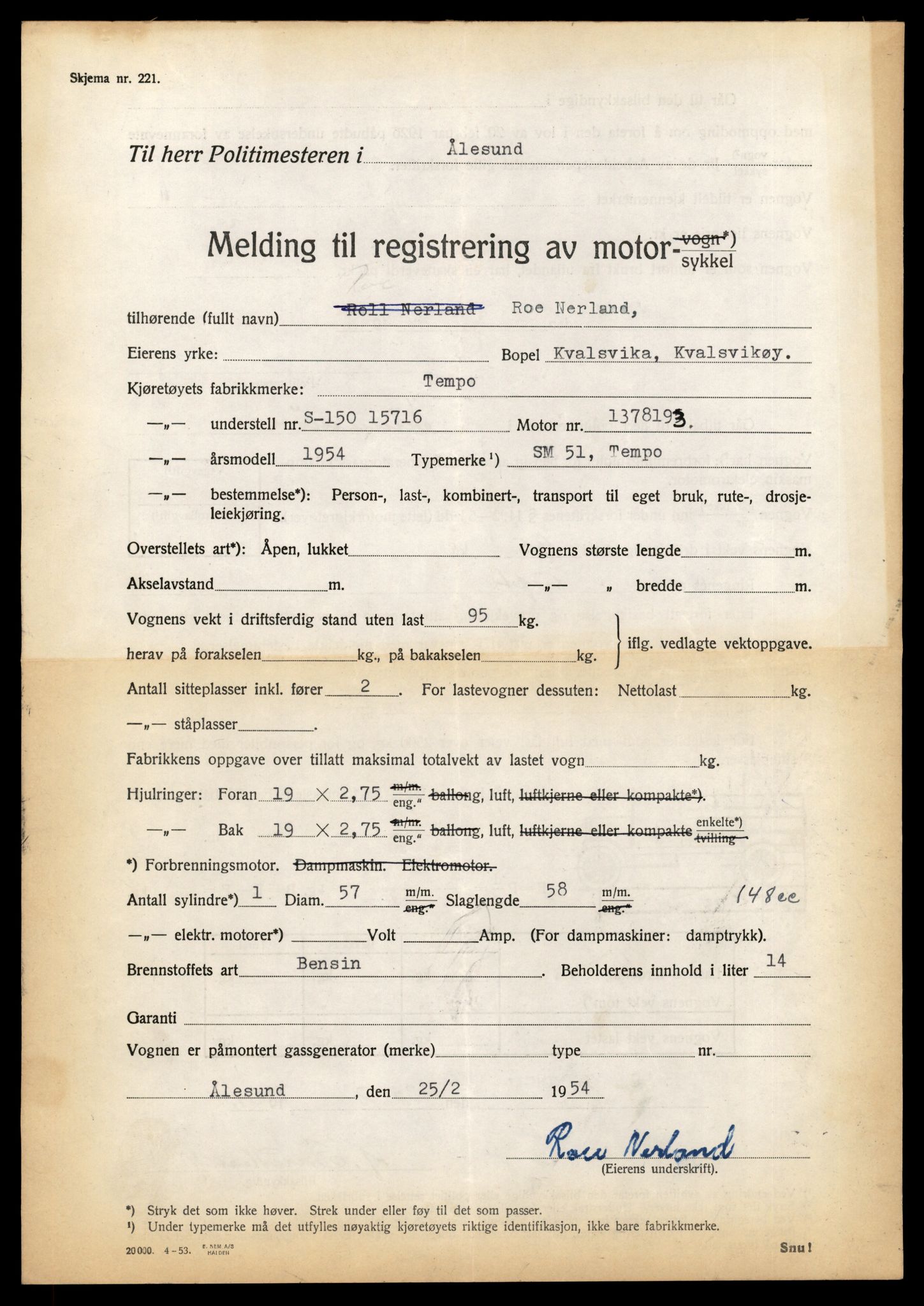 Møre og Romsdal vegkontor - Ålesund trafikkstasjon, AV/SAT-A-4099/F/Fe/L0037: Registreringskort for kjøretøy T 13031 - T 13179, 1927-1998, p. 885