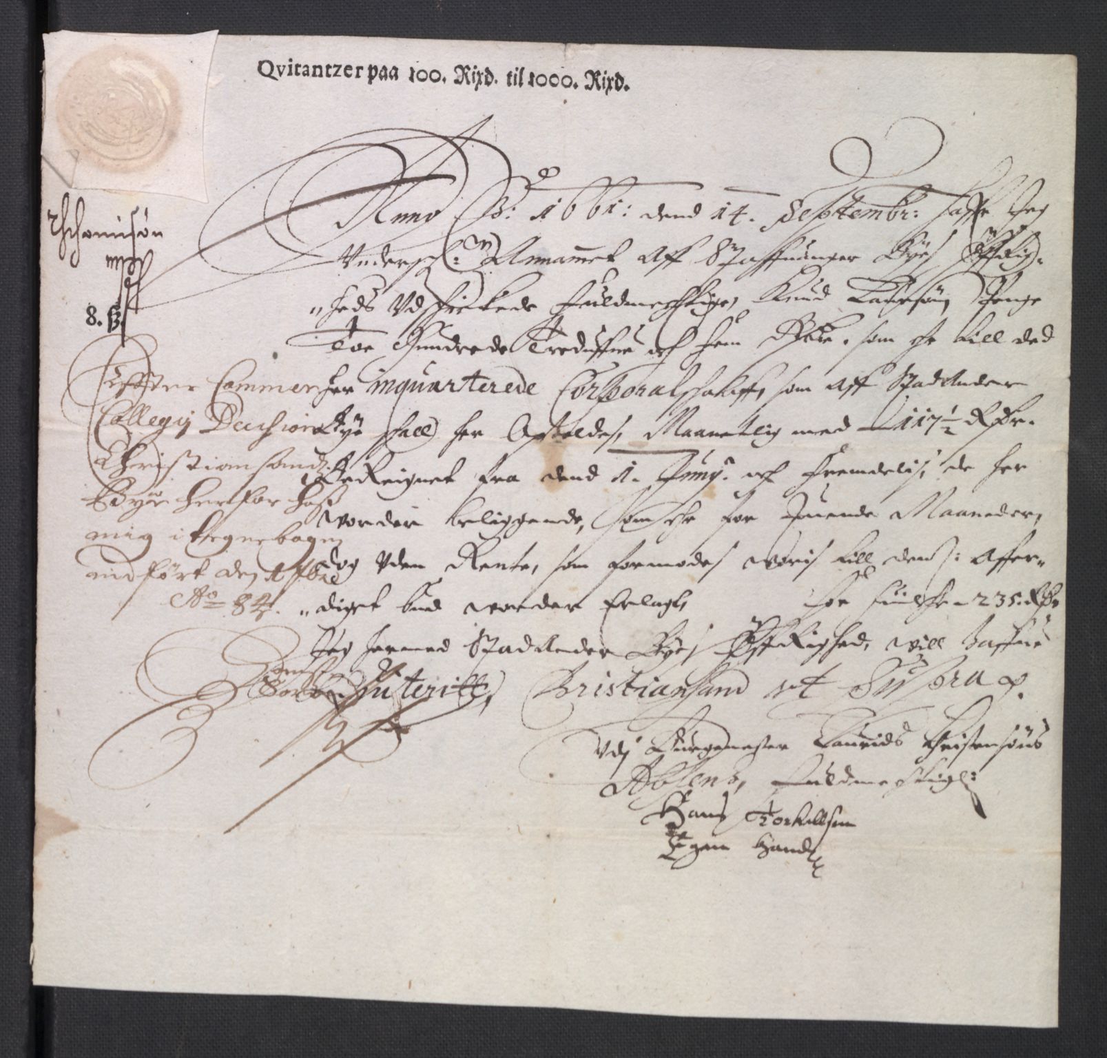 Rentekammeret inntil 1814, Reviderte regnskaper, Byregnskaper, AV/RA-EA-4066/R/Ro/L0300: [O3] Kontribusjonsregnskap, 1661-1678, p. 22