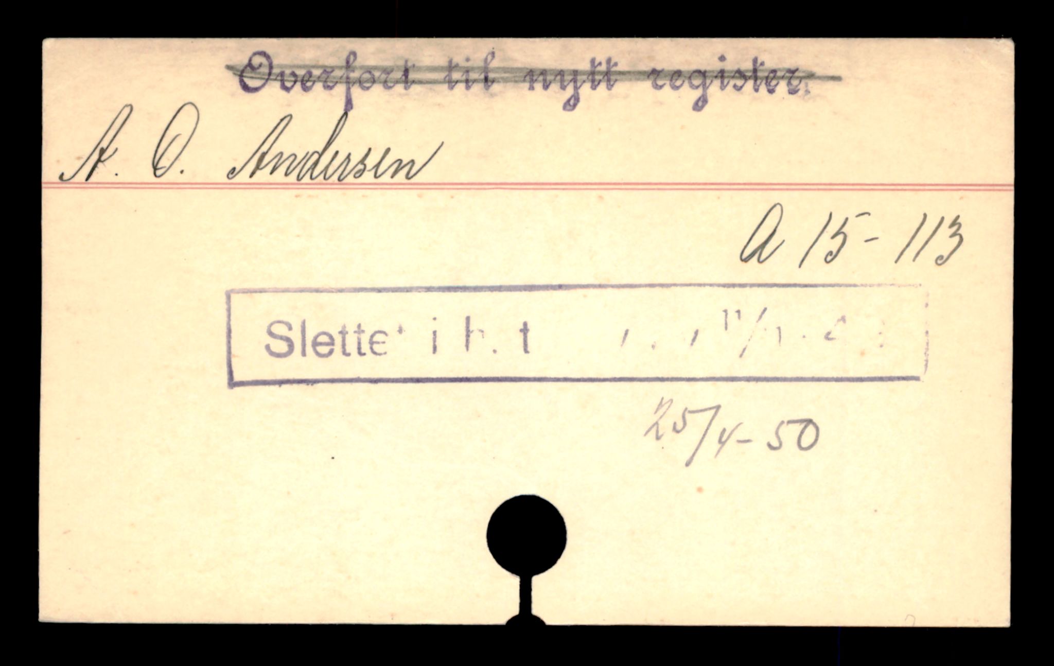 Oslo byfogd, Handelsregisteret, AV/SAT-A-10867/G/Ga/Gad/L0034: Kartotekkort - Slettede foretak, Ao-Aø, 1890-1990