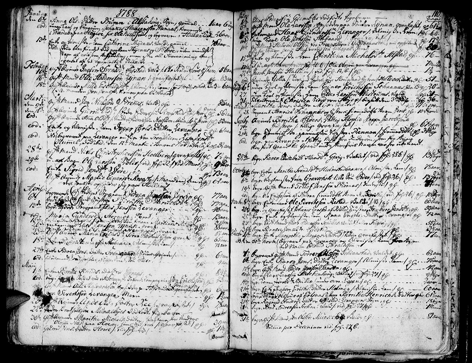 Ministerialprotokoller, klokkerbøker og fødselsregistre - Nord-Trøndelag, SAT/A-1458/717/L0142: Parish register (official) no. 717A02 /1, 1783-1809, p. 110