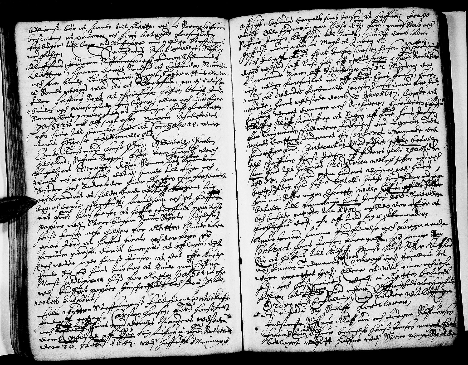 Eiker, Modum og Sigdal sorenskriveri, AV/SAKO-A-123/F/Fa/Faa/L0002: Tingbok, 1653-1657, p. 90