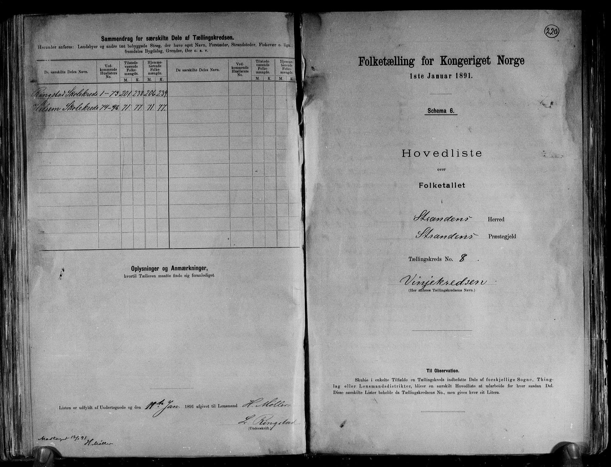 RA, 1891 census for 1525 Stranda, 1891, p. 12