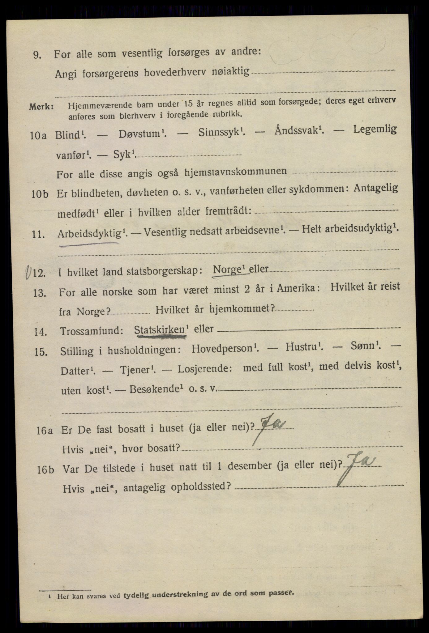 SAO, 1920 census for Kristiania, 1920, p. 318070